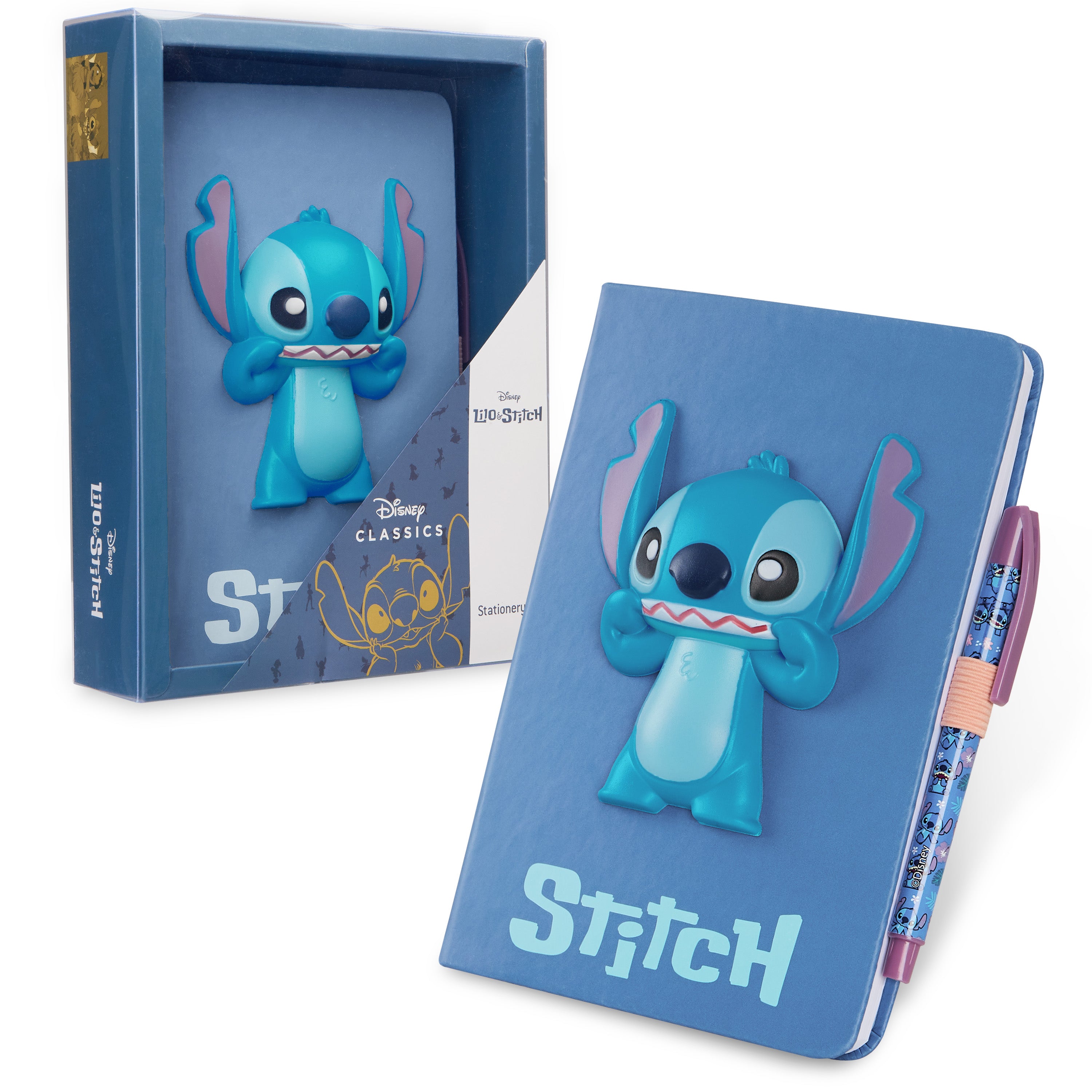 get-trend-school-supplies-stitch-carnet-a5-stylo-3d-96-pages image 1