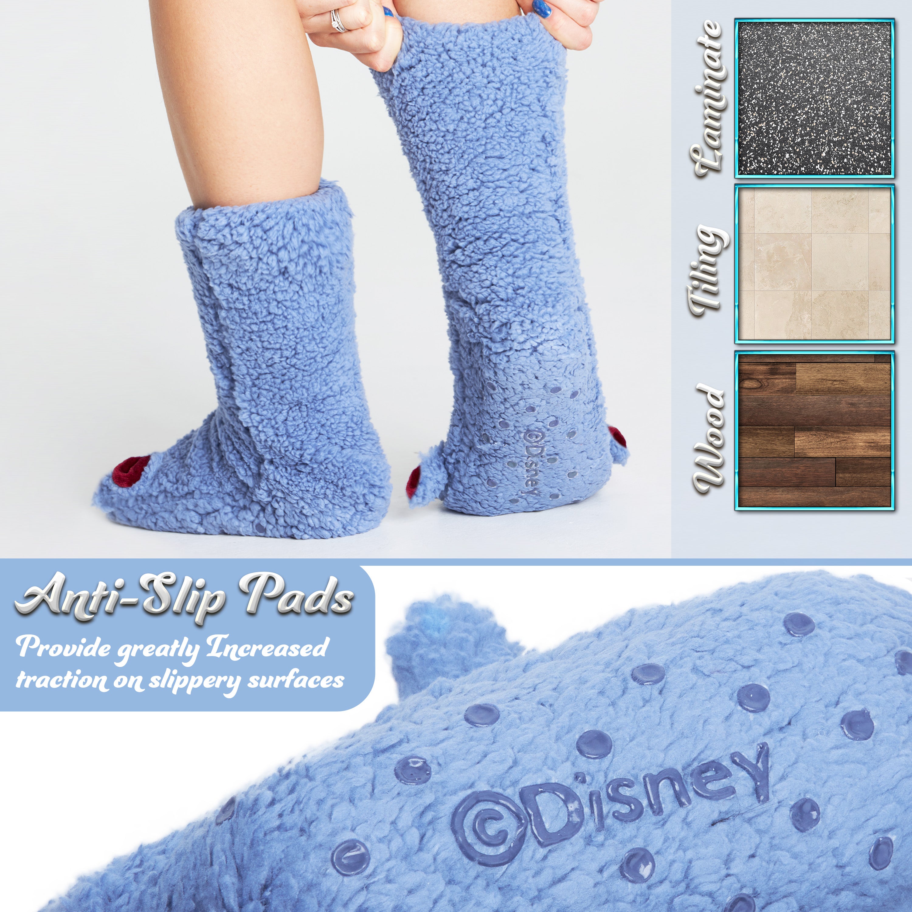 disney-stitch-chaussettes-pilou-femme-antidesrapantes image 5