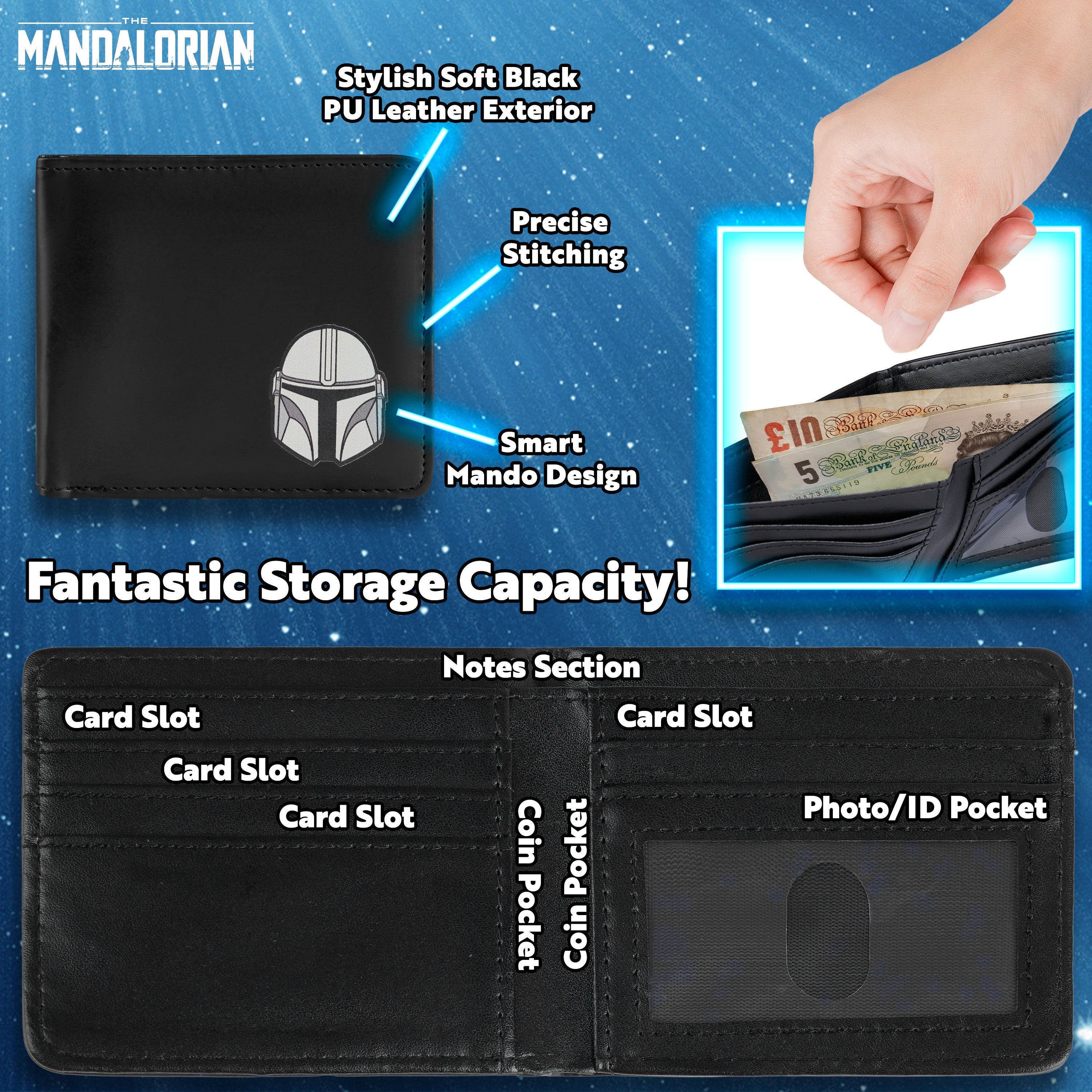 disney-mandalorian-porte-cartes-portefeuille-porte-cl-s image 4