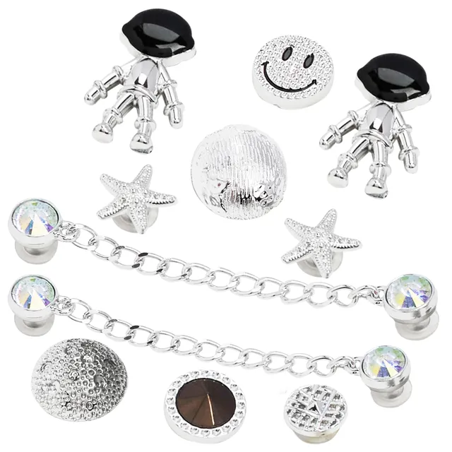 get-trend-citycomfort-charms-sabots-argent-noir-d-coration image 1