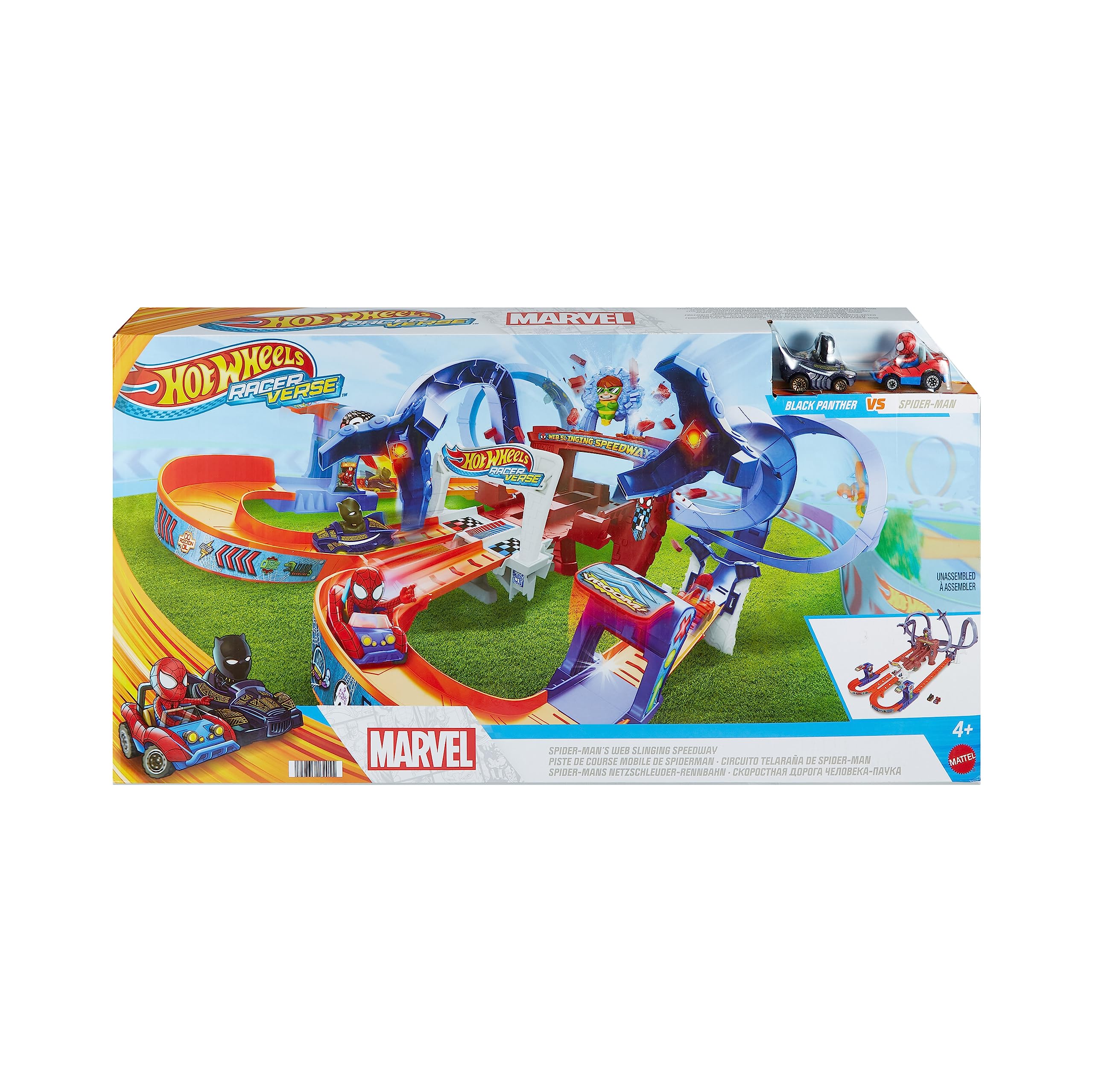 hot-wheels-racerverse-piste-mobile-spider-man-coffret-2-voitures image 6