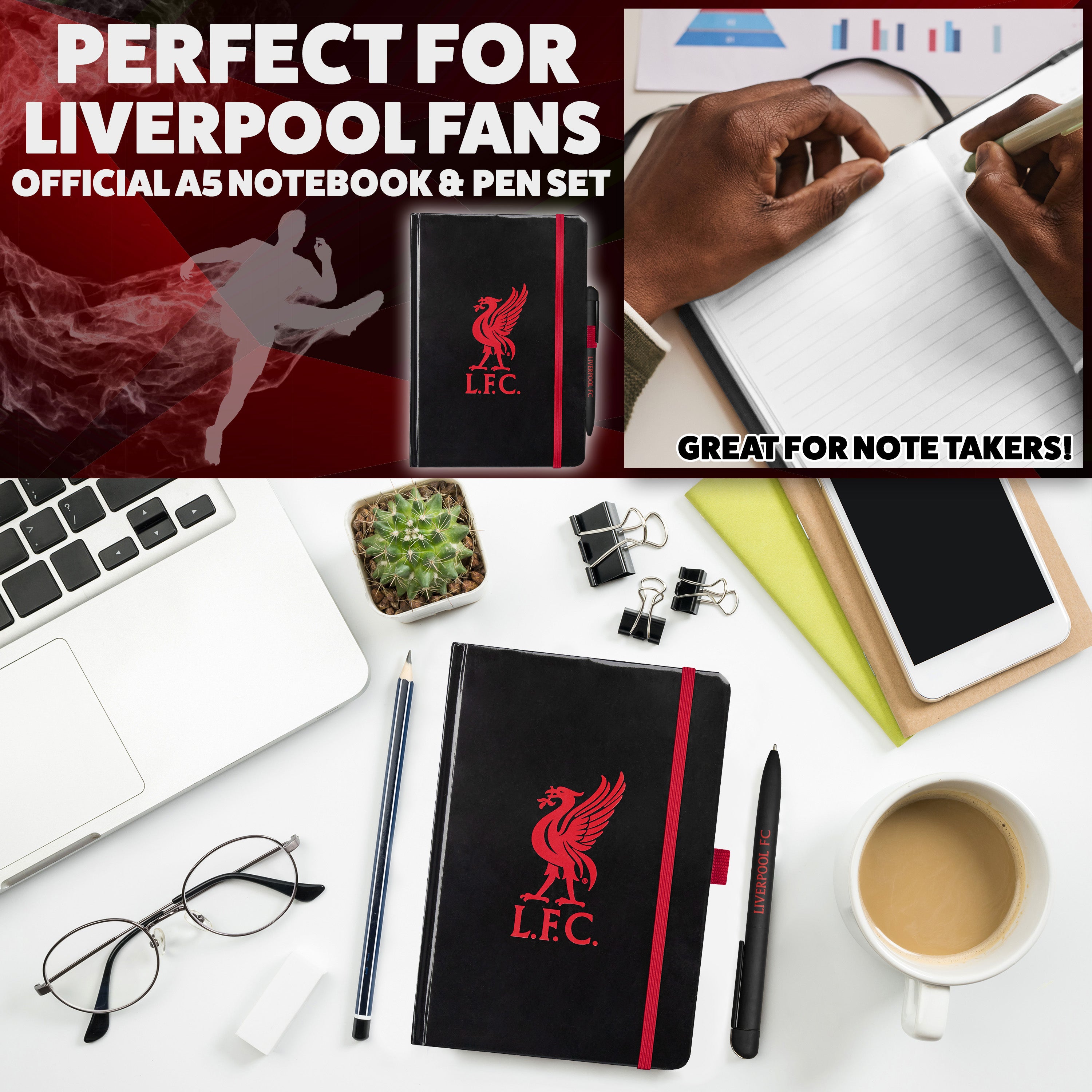 get-trend-school-liverpool-coffret-papeterie-carnet-a4-stylo image 6