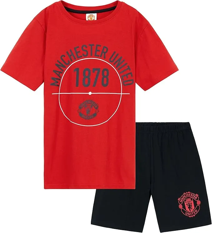 manchester-united-pyjama-gar-on-foot-short-t image 1