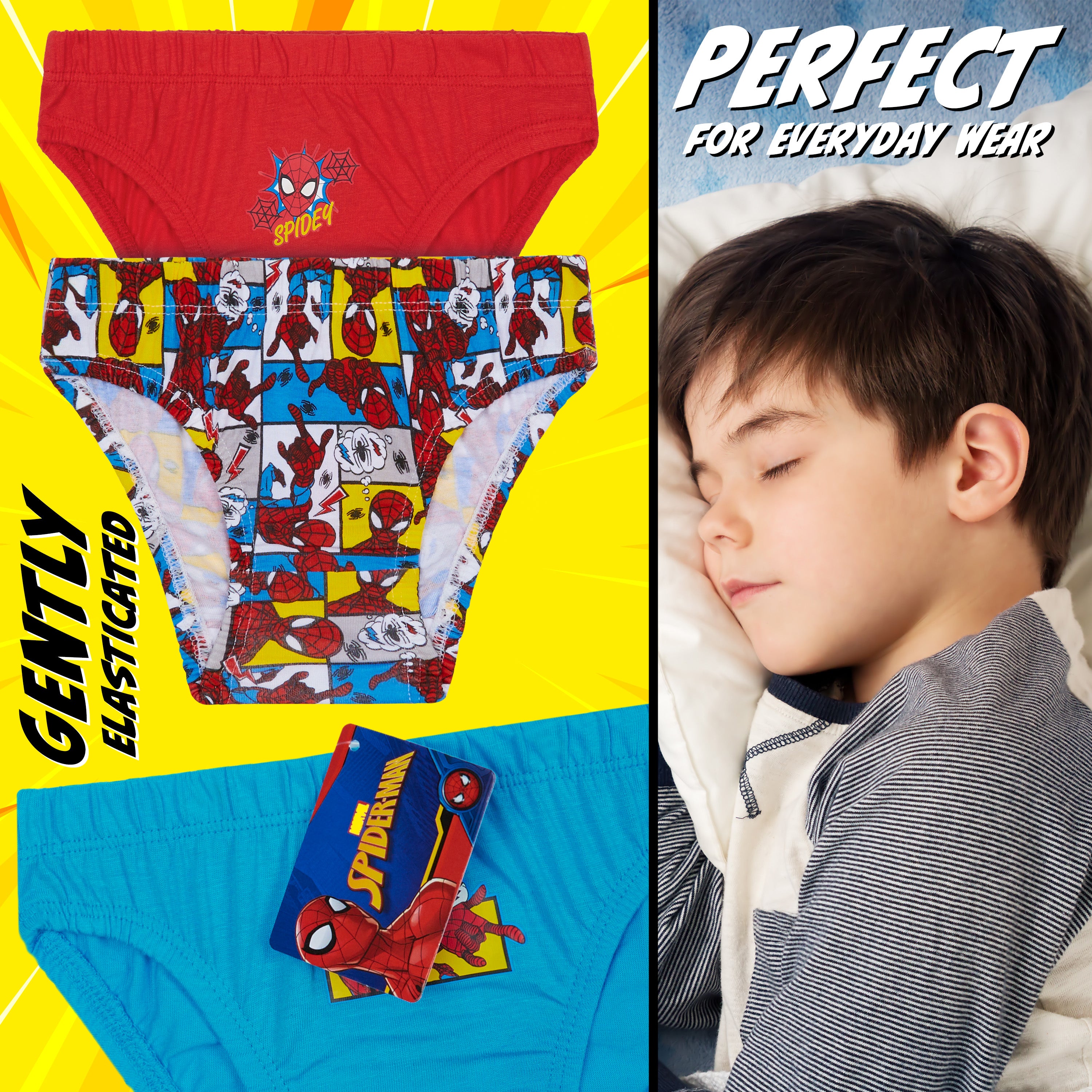marvel-slips-gar-on-spiderman-lot-de-5-5-6-ans-coton image 4