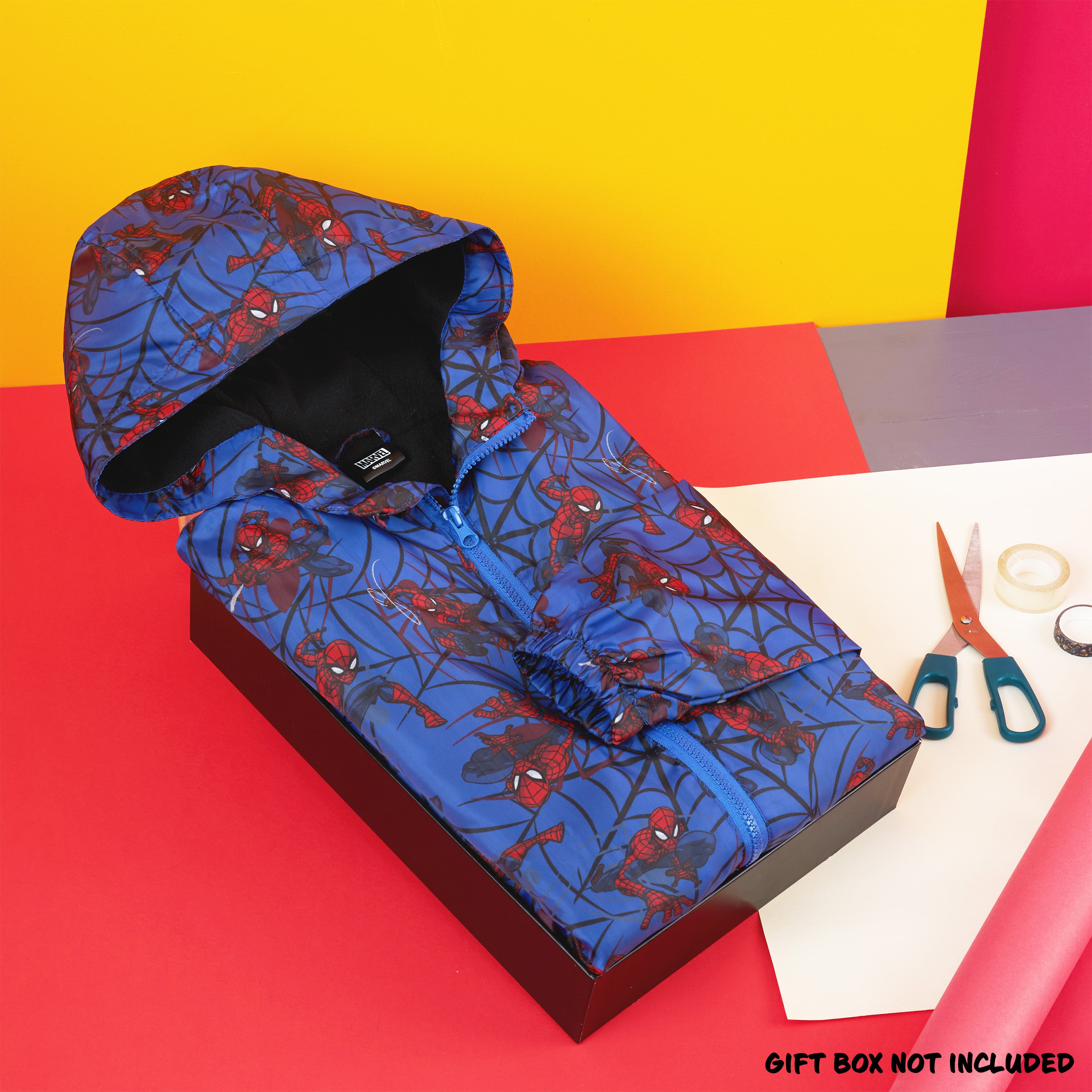 marvel-veste-imperm-able-gar-on-spiderman-5-6-ans-polaire image 2
