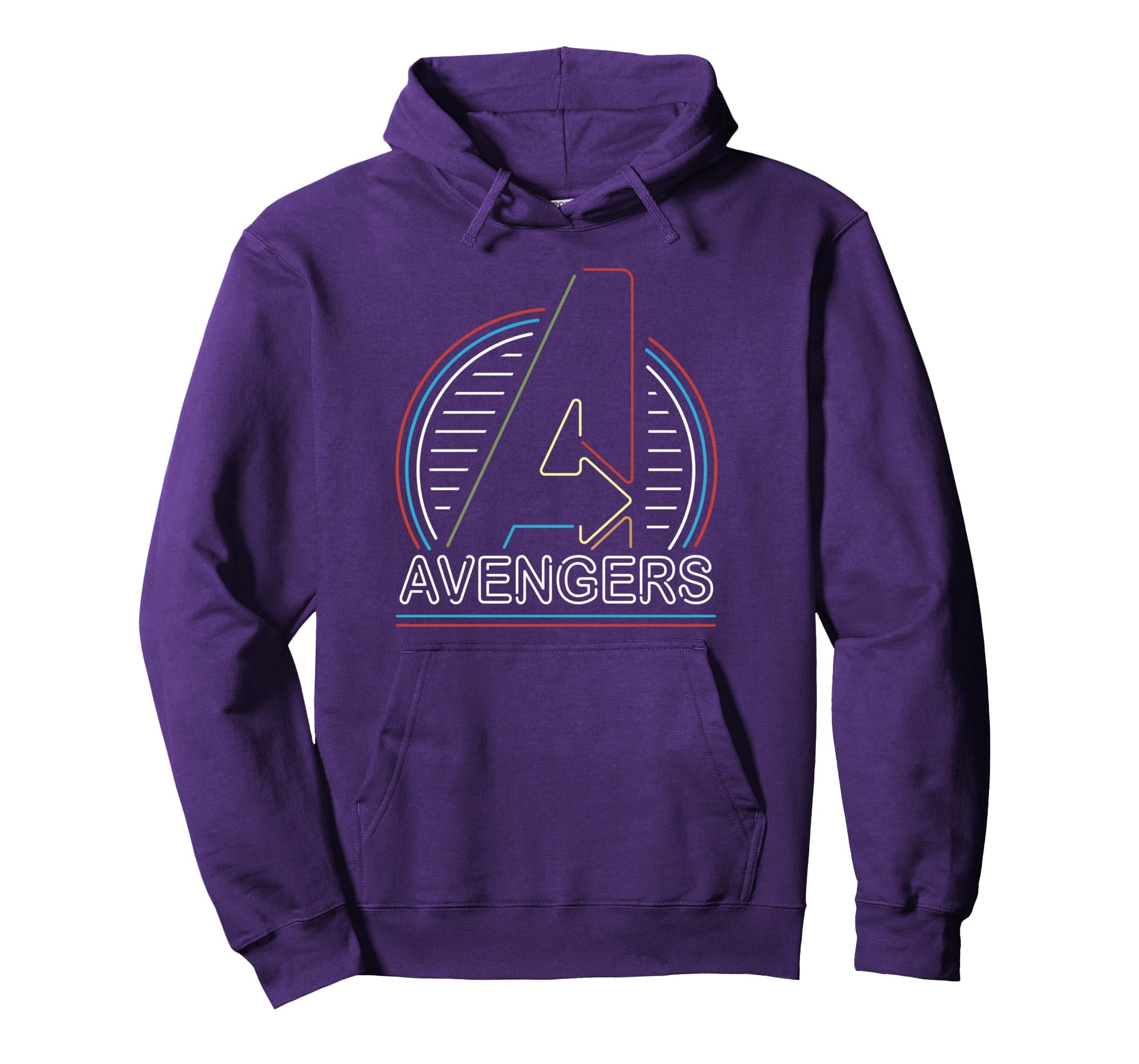 marvel-avengers-sweat-capuche-noir-logo-n-on-taille-l image 3