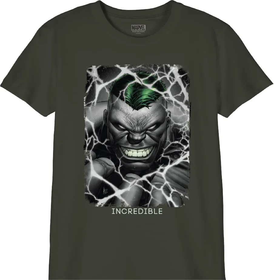 marvel-t-shirt-gar-on-14-ans-coton-avengers-spider-man image 1