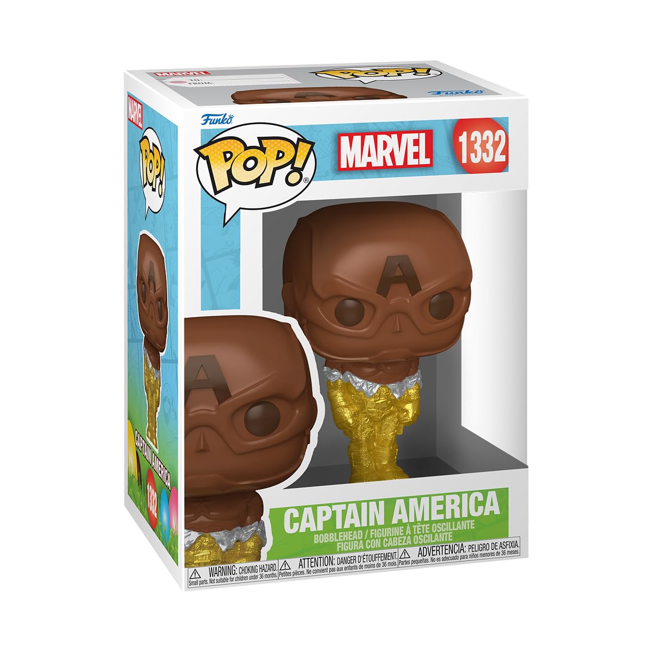 funko-pop-marvel-captain-america-easter-chocolate-vinyle-9-5-cm image 1
