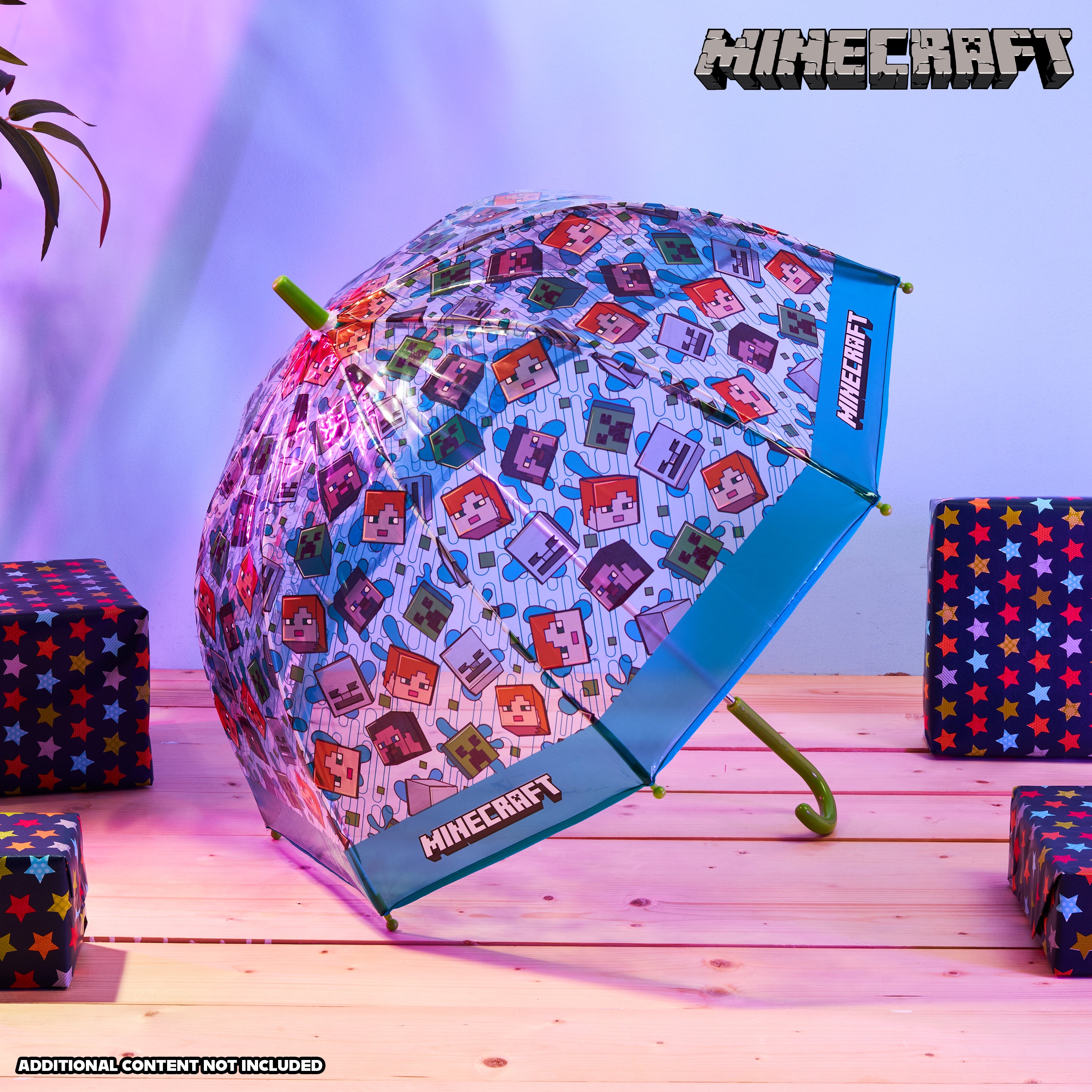 get-trend-boys-parapluie-enfant-minecraft-d-me-transparent image 2