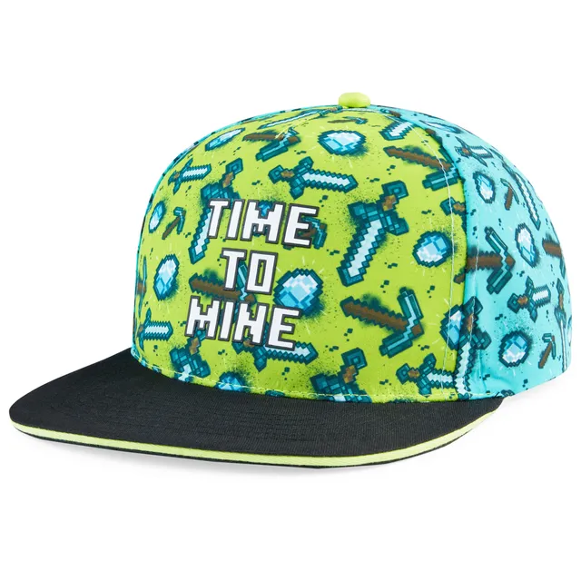minecraft-casquette-gar-on-trucker-r-glable-creeper image 1