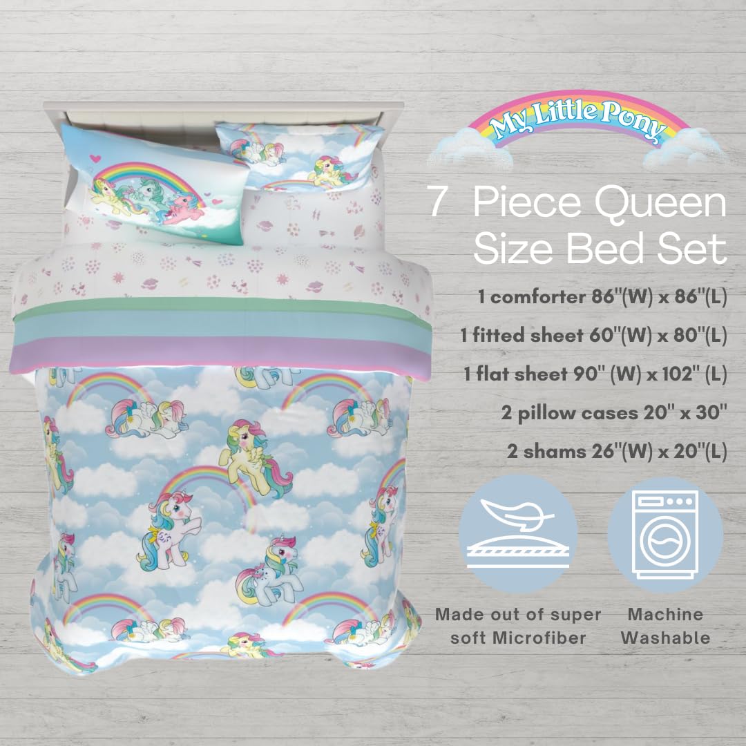 my-little-pony-r-tro-parure-lit-7-pi-ces-queen-pastel image 2