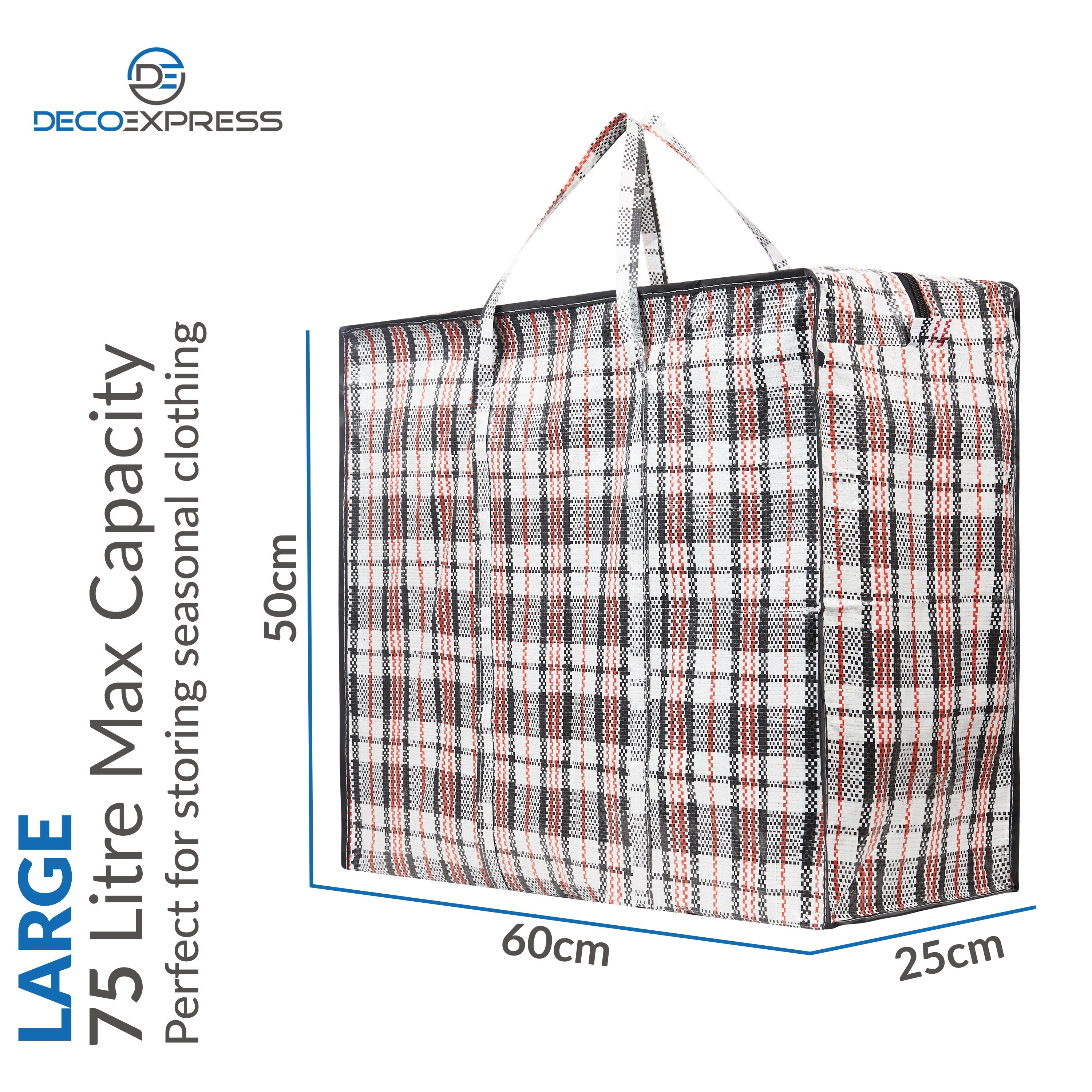 get-trend-sac-rangement-nylon-zip-lot-de-5-d-m-nagement image 3