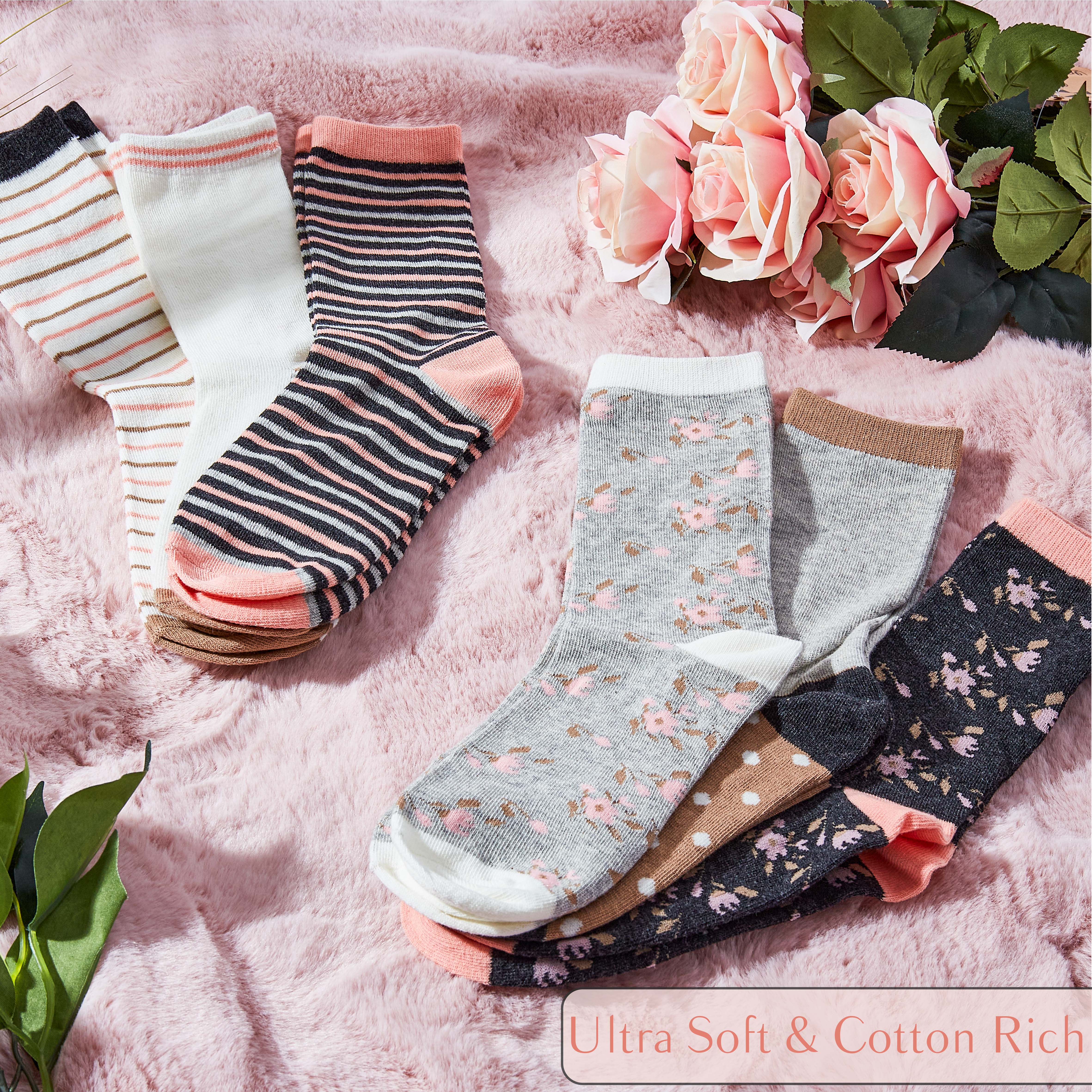 citycomfort-chaussettes-femme-coton-lot-de-6-ray-es image 6