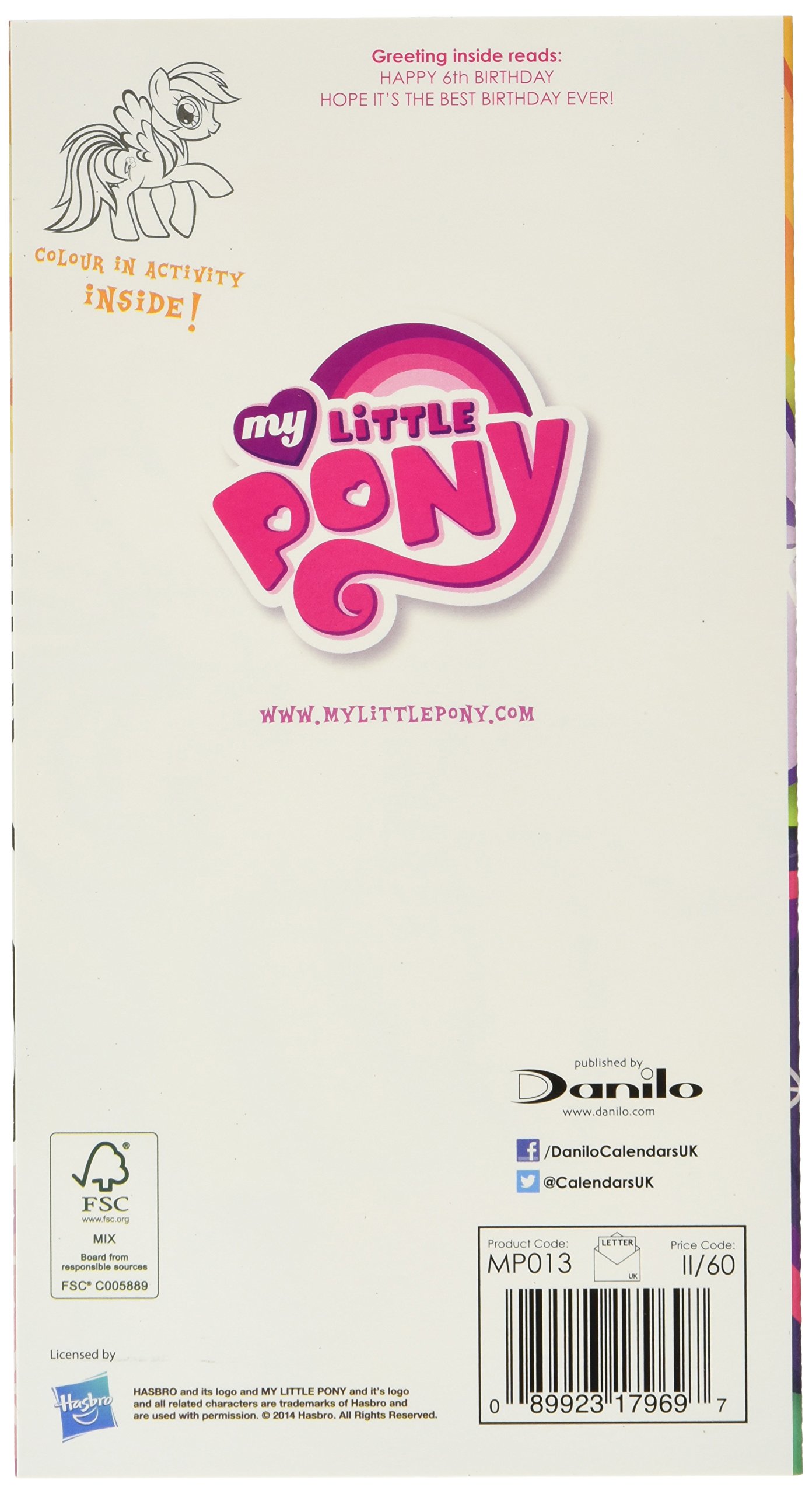 my-little-pony-6-ans-carte-de-voeux-anniversaire image 2