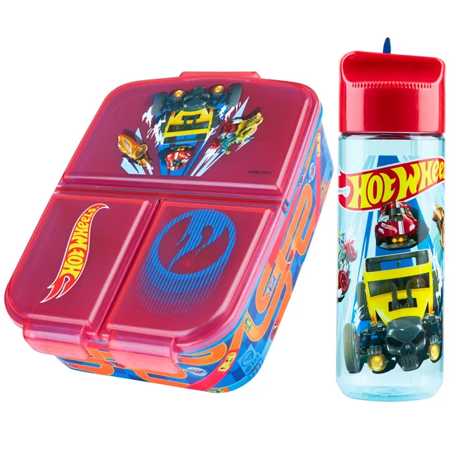 hot-wheels-lunch-box-bento-gourde-340-ml-gar-on image 1