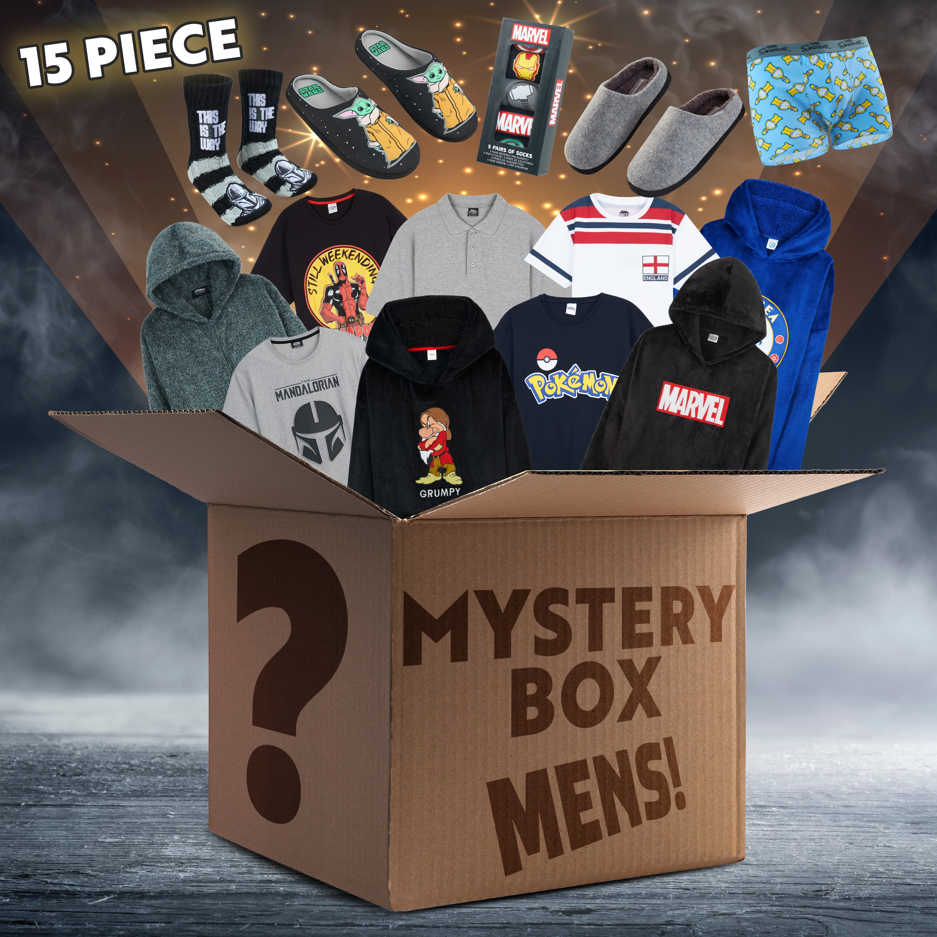 get-trend-men-box-myst-re-15-v-tements-homme-marvel-m-l image 1