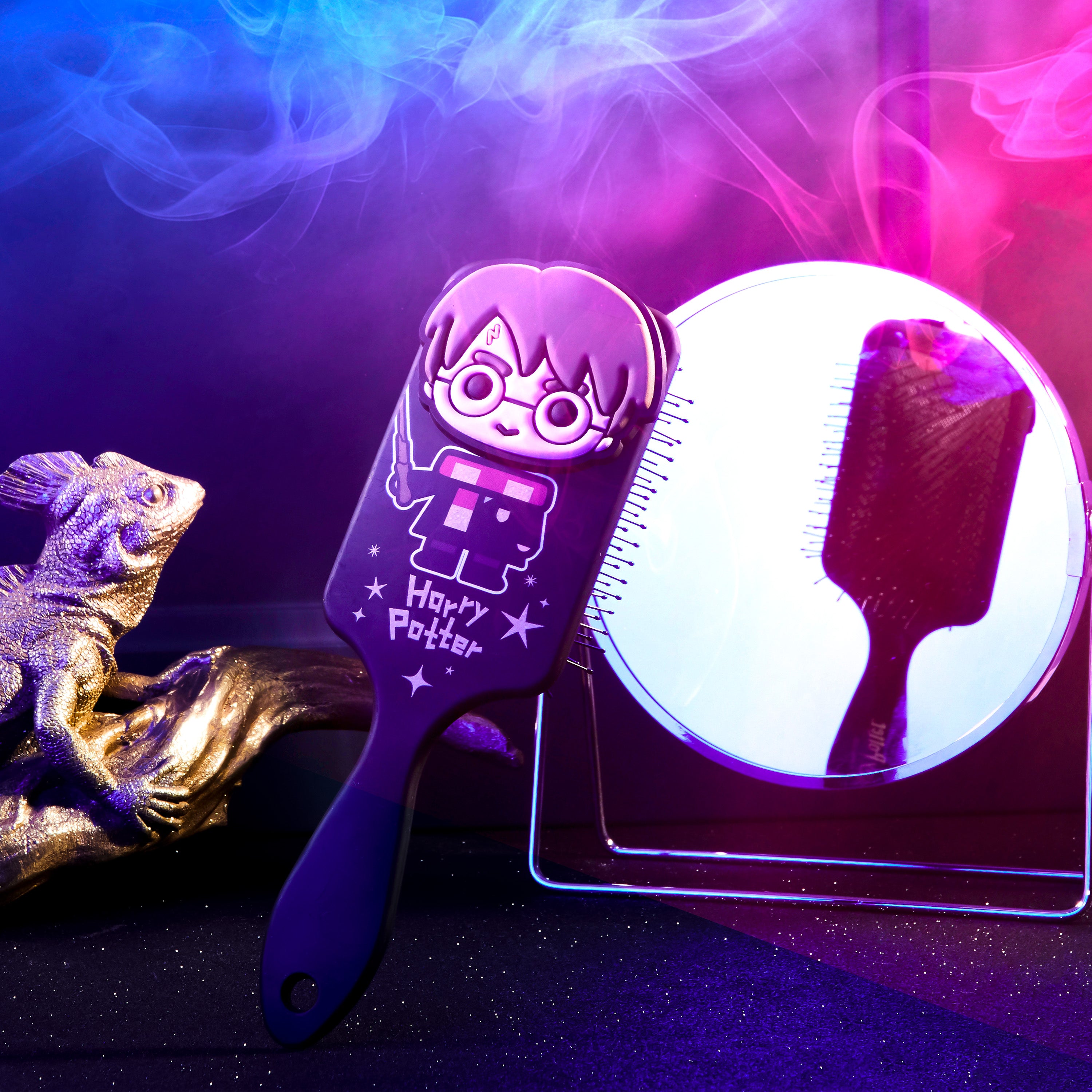 harry-potter-brosse-cheveux-d-m-lante-noire-tous-cheveux image 2