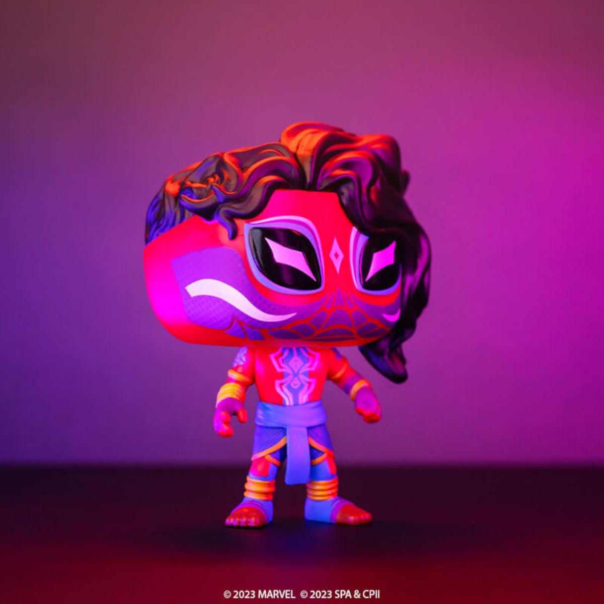 funko-pop-spider-verse-spider-man-india-figurine-vinyle-pavitr image 2