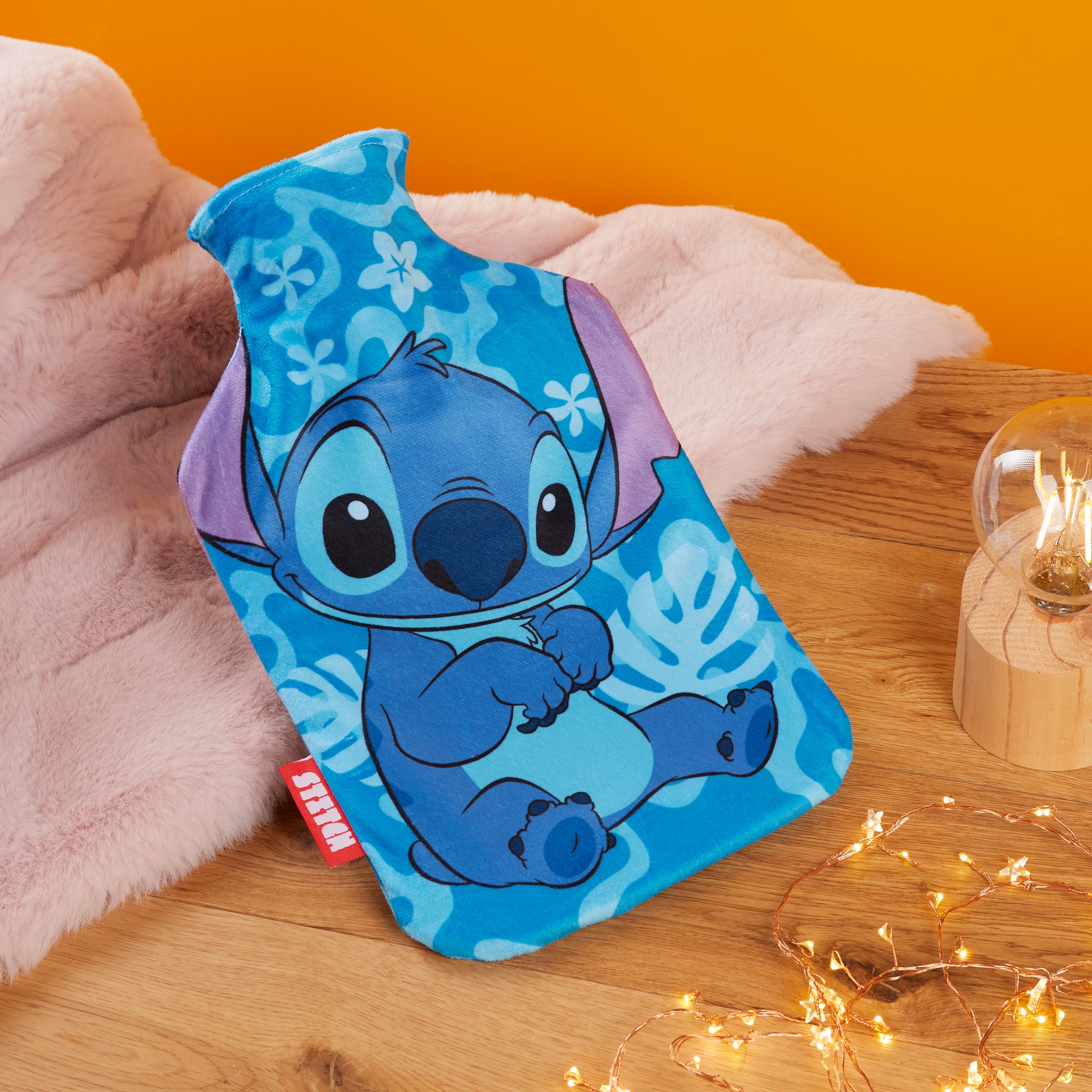 disney-stitch-bouillotte-eau-tropical-1700ml-housse-douce image 2