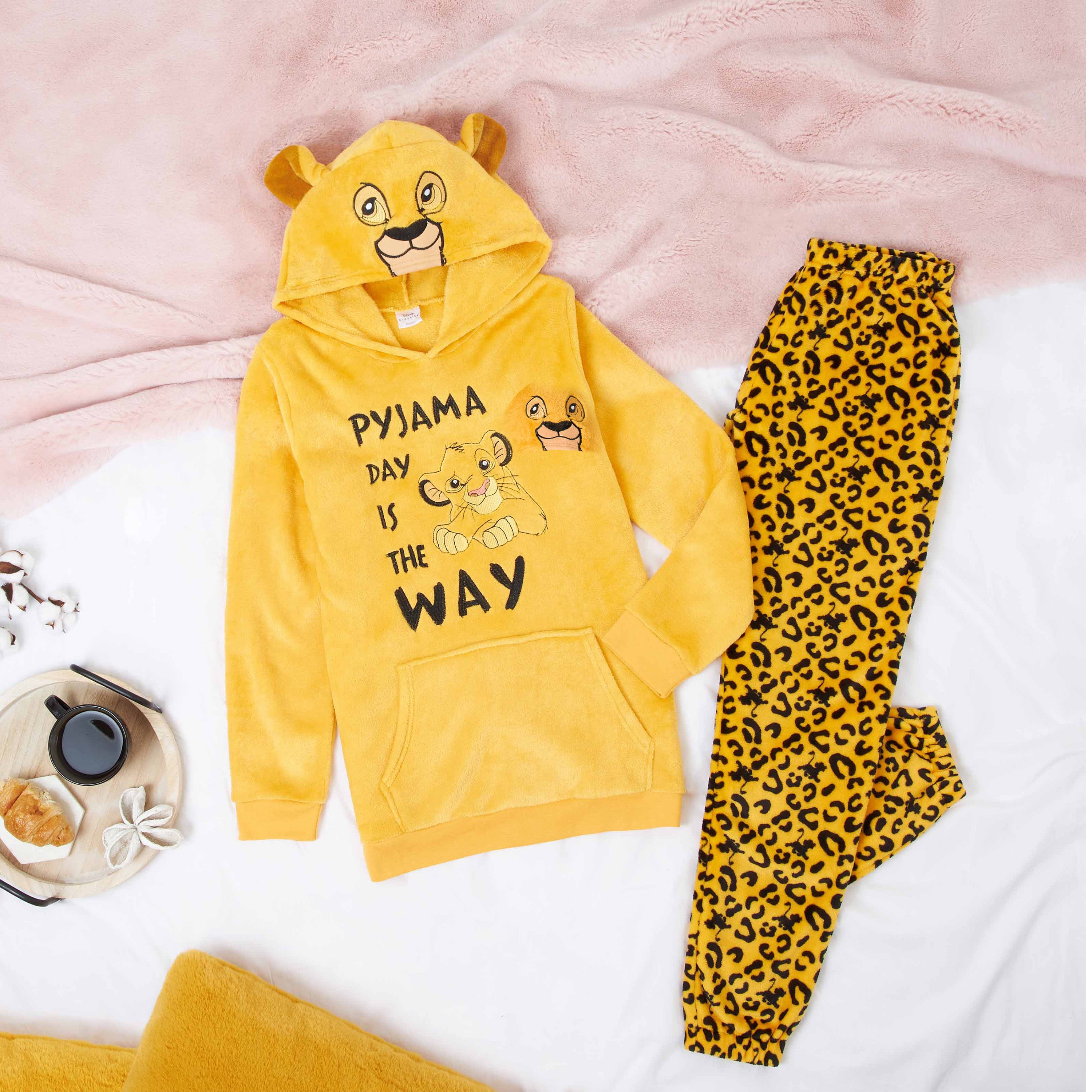 disney-pyjama-femme-polaire-stitch-capuche-oreilles-taille-m image 3