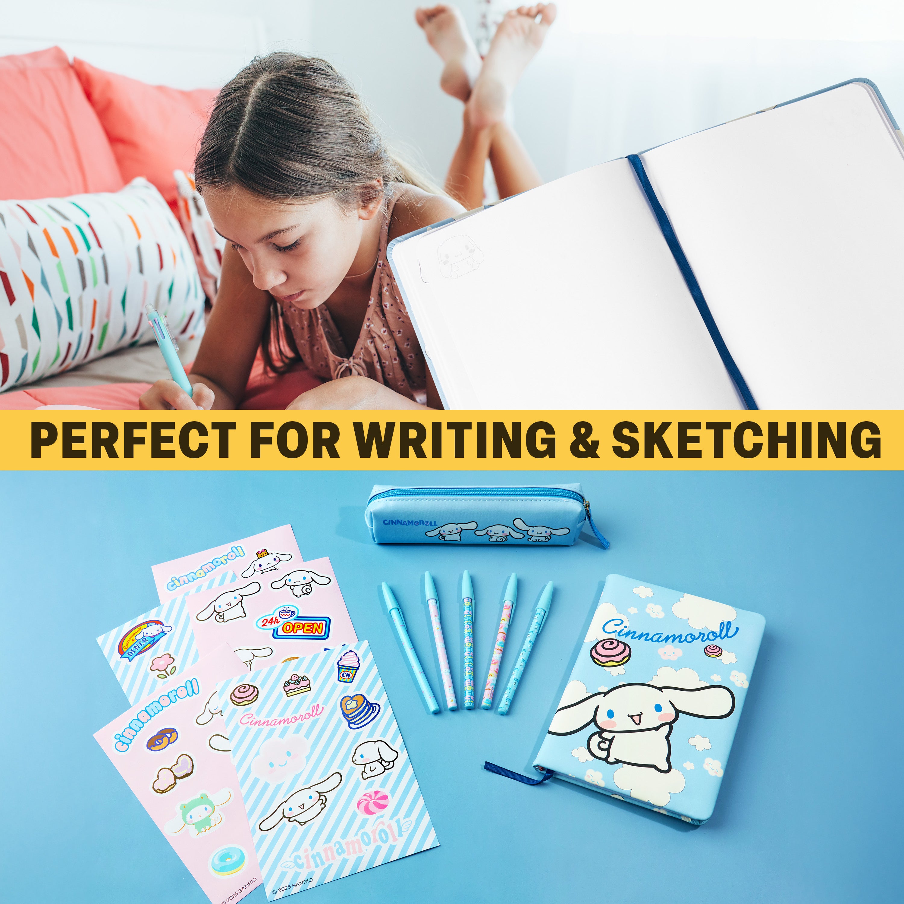 get-trend-cinnamoroll-kit-papeterie-kawaii-bleu image 3