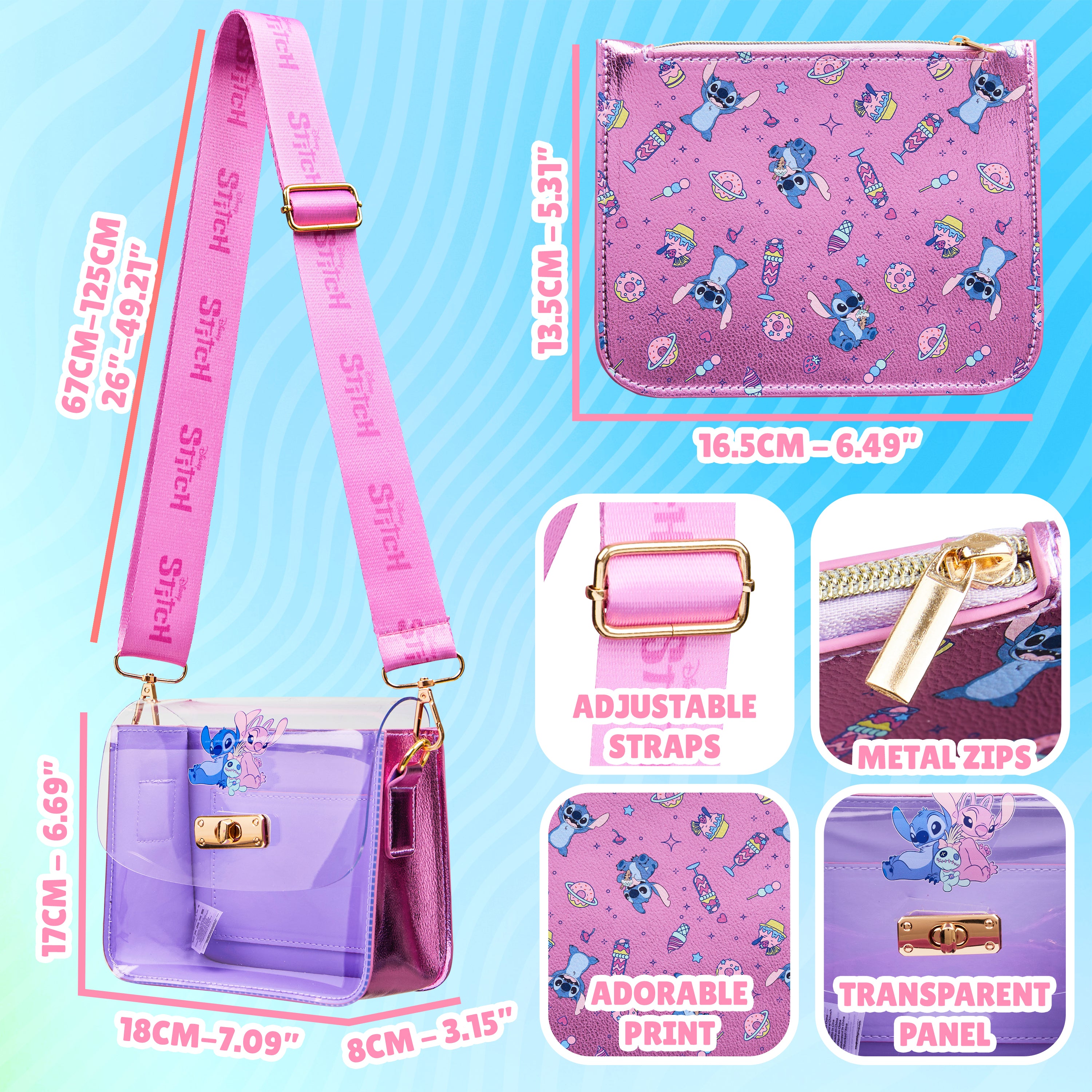 disney-stitch-sac-bandouli-re-fille-porte-monnaie image 6