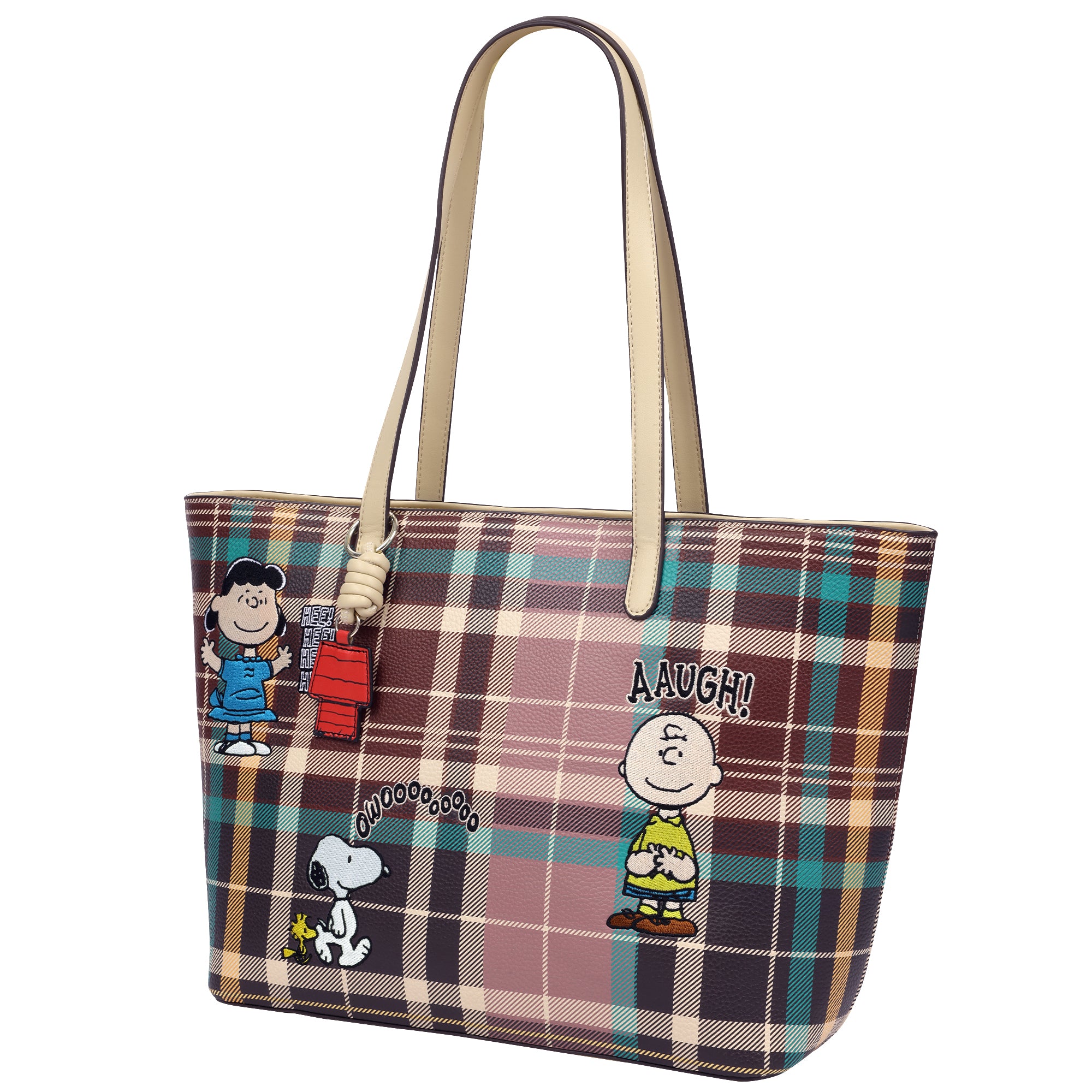 danielle-nicole-peanuts-heritage-tote-bag-carreaux-snoopy image 3