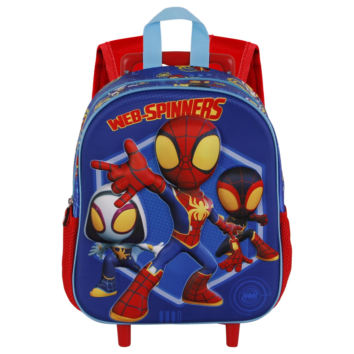 marvel-sac-dos-3d-roulettes-petit-bleu-spinners image 2