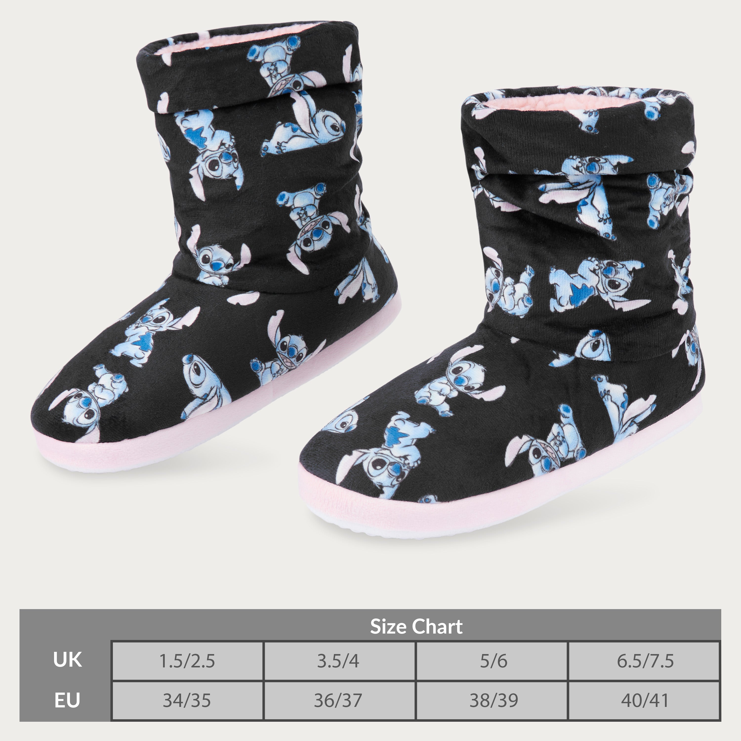 disney-stitch-chaussons-bottes-femme-peluche-bleue-chaud image 6