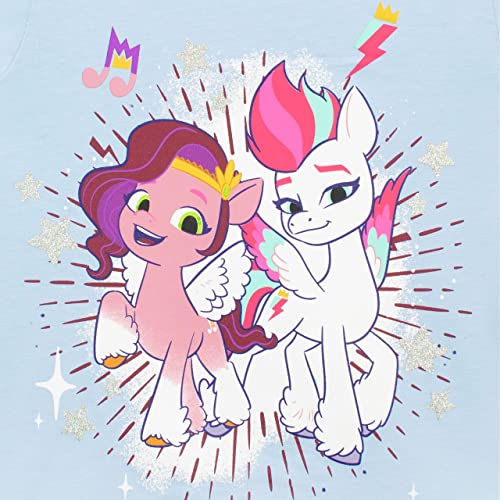 my-little-pony-t-shirt-fille-pipp-et-zipp-bleu-p-le-manches-courtes image 4