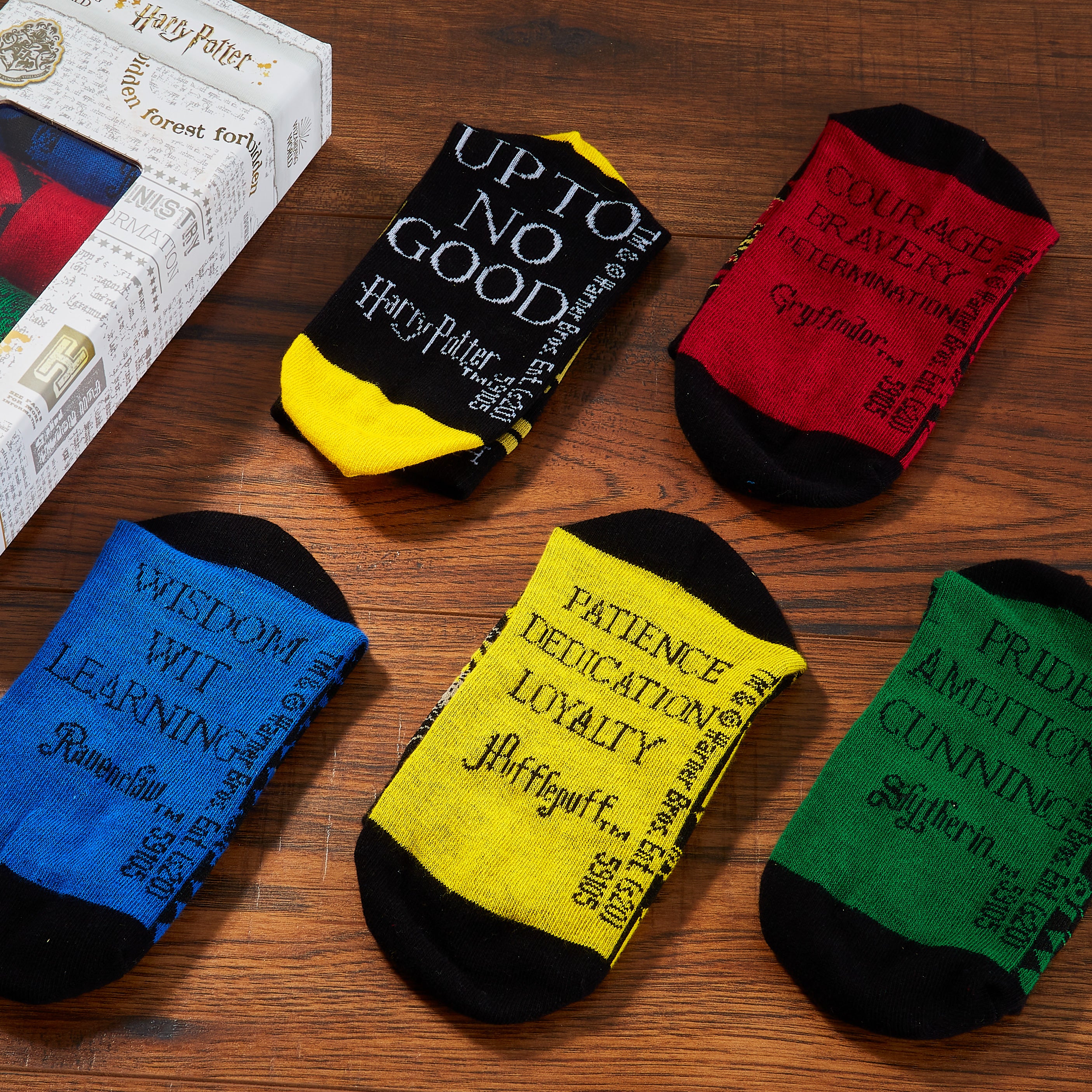 harry-potter-chaussettes-lot-5-paires-coton-36-40-poudlard image 4