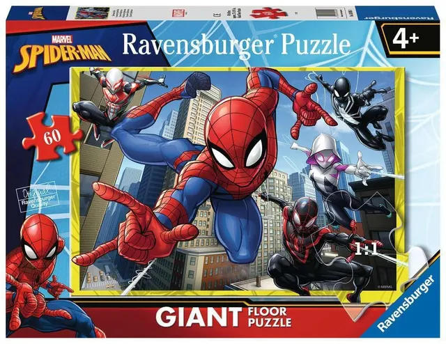 ravensburger-puzzle-sol-spider-man-60-pi-ces-4-ans image 1