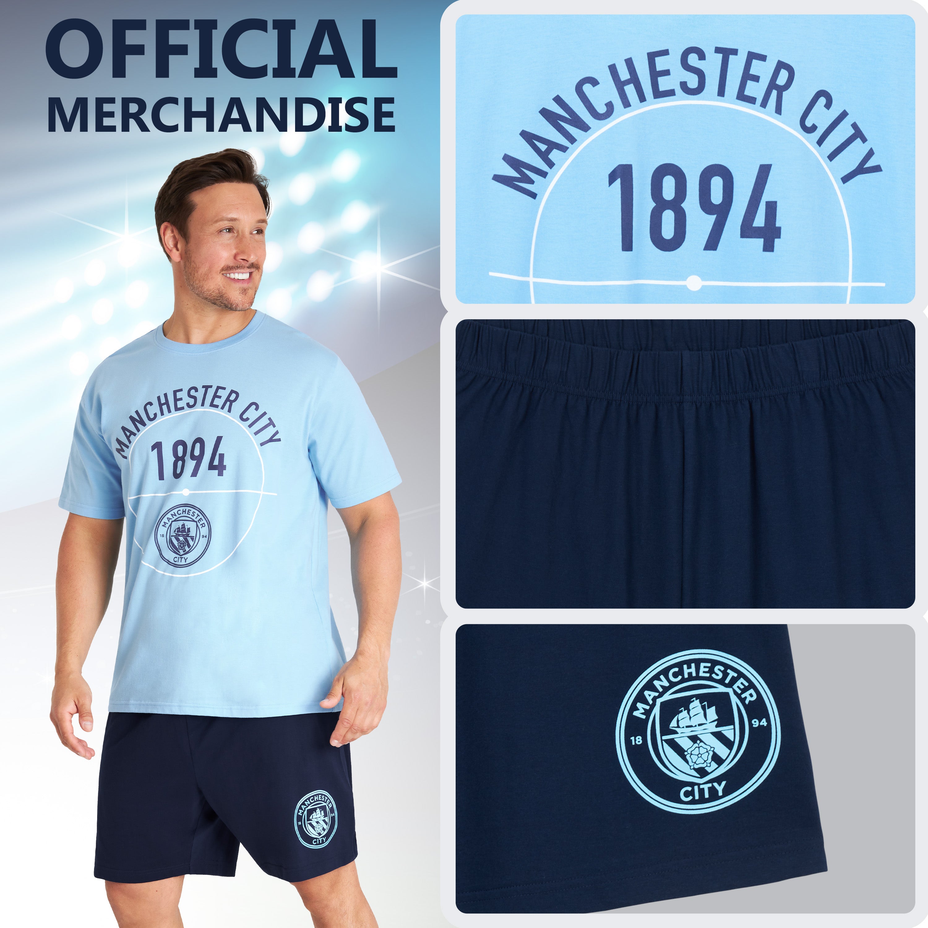 get-trend-men-manchester-city-pyjama-homme-coton-short image 5