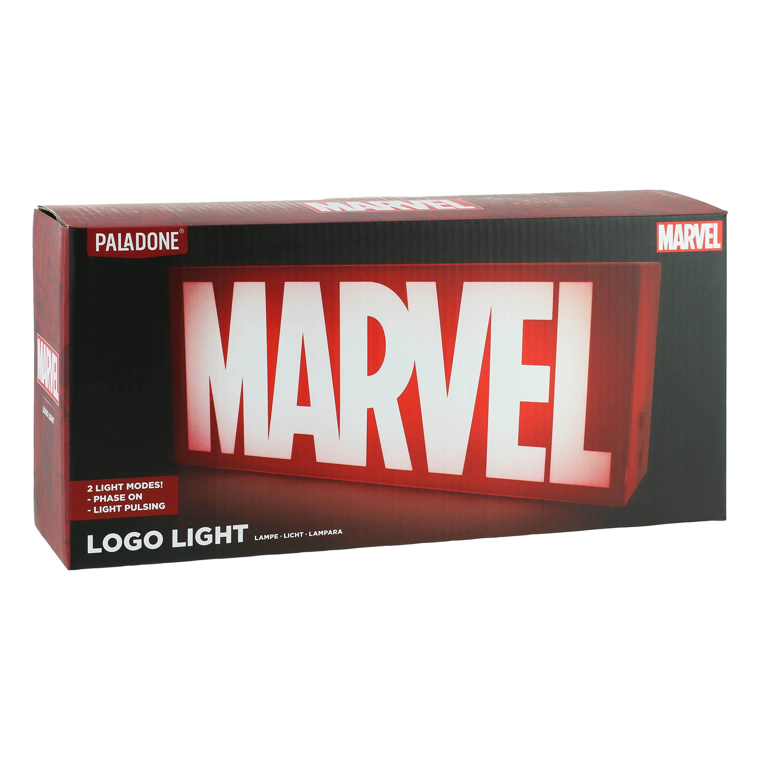 marvel-logo-panneau-lumineux-rouge-blanc-2-modes image 2