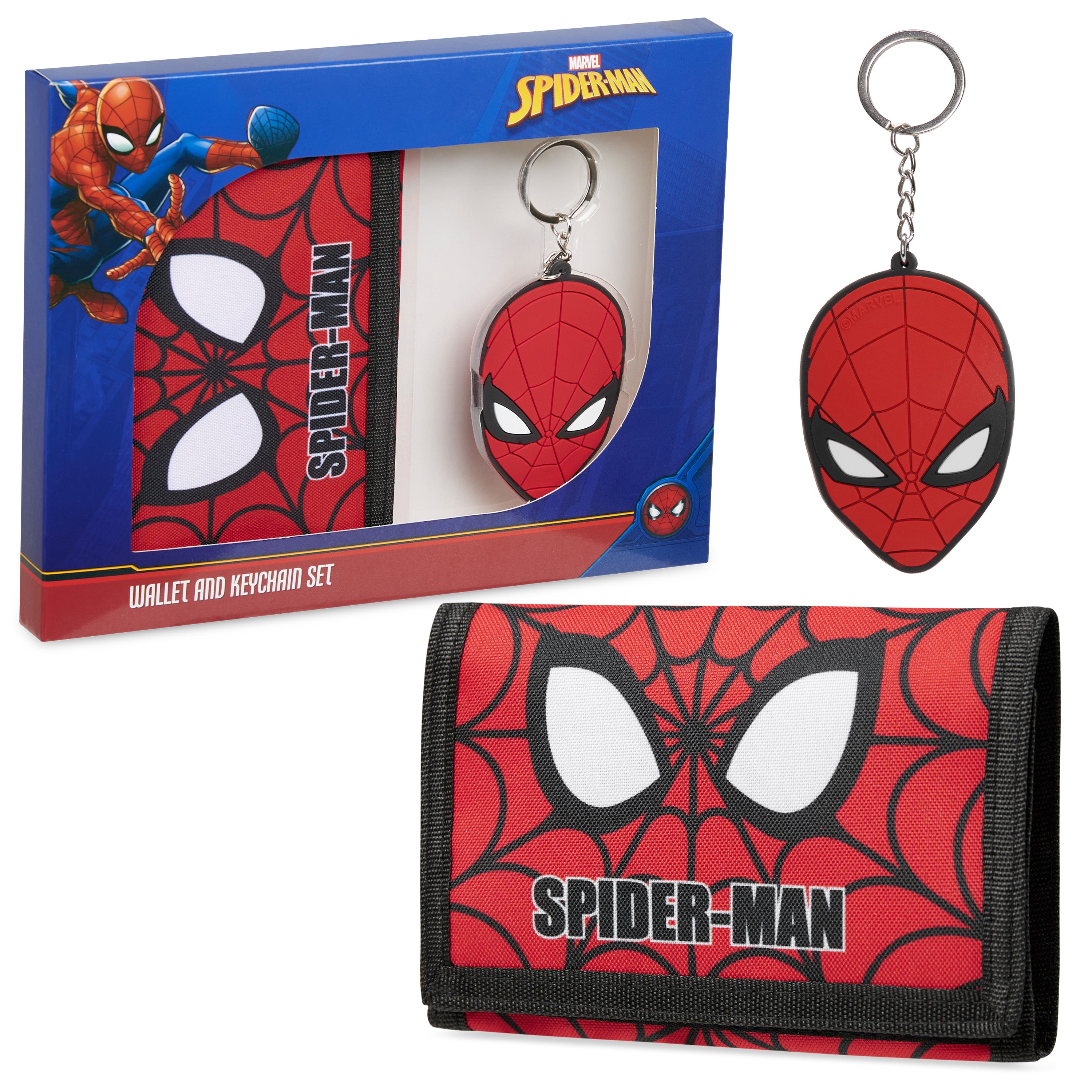 marvel-spiderman-portefeuille-enfant-rouge-porte-cl-s image 1