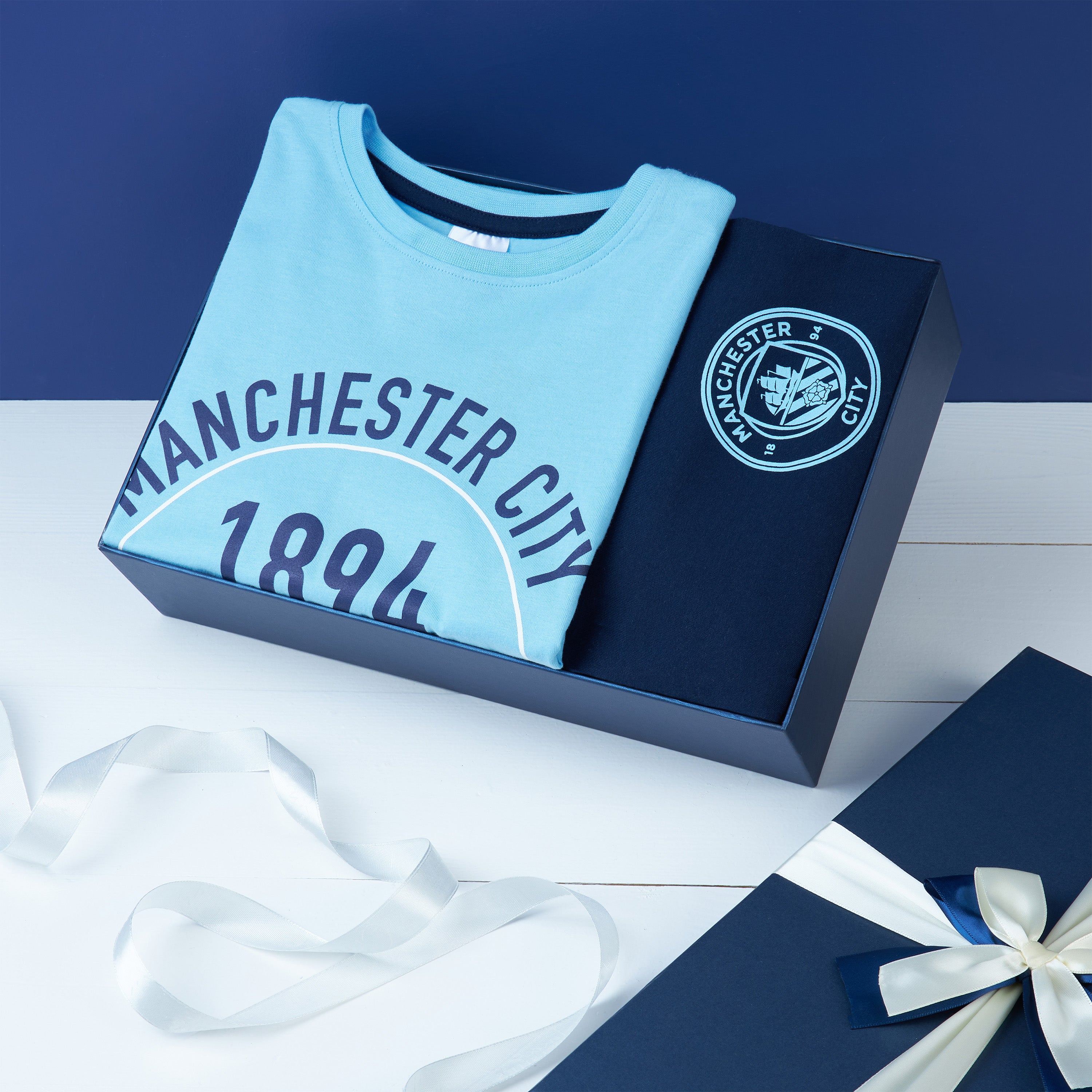 manchester-city-pyjama-gar-on-short-coton-5-6-ans image 2