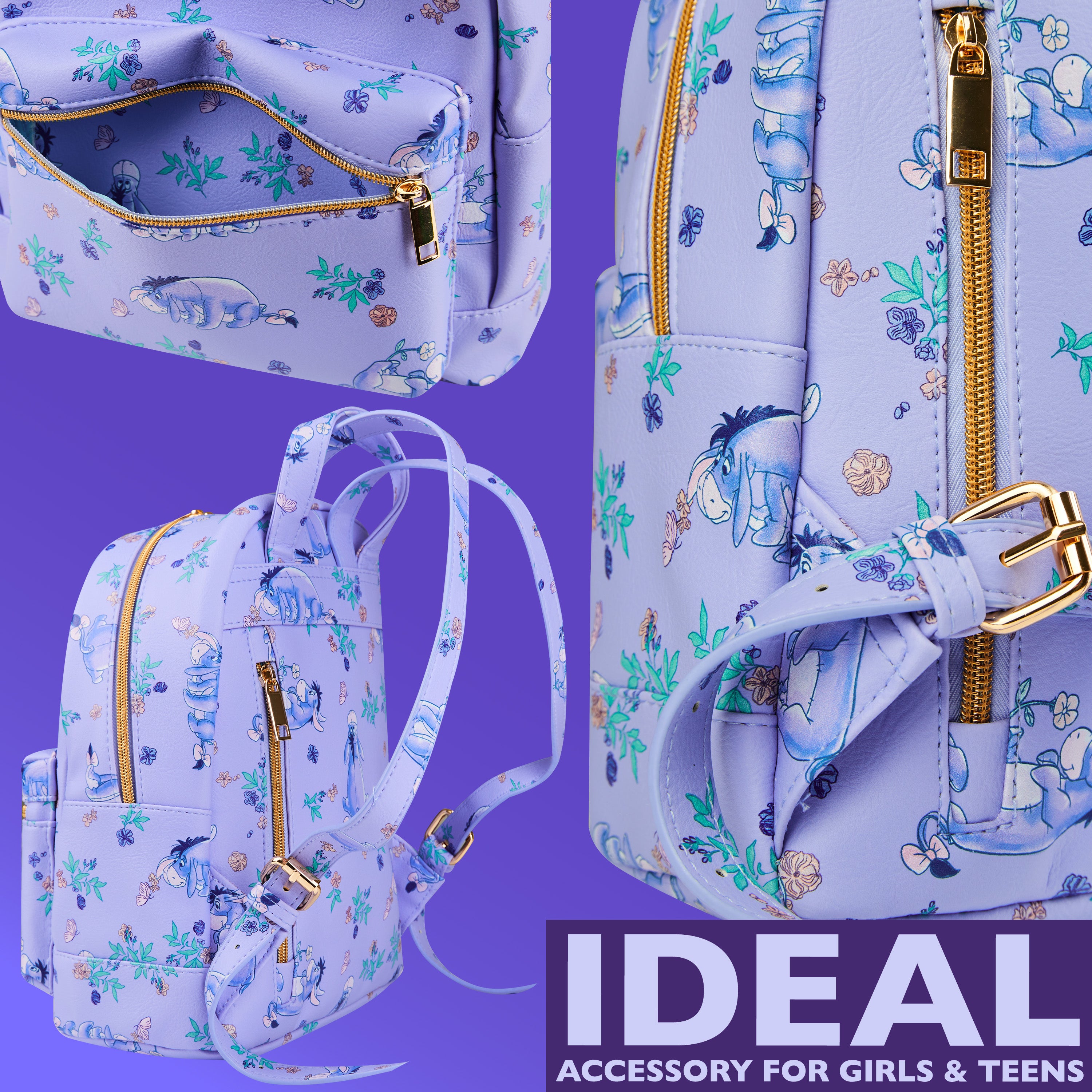 disney-sac-dos-femme-simili-cuir-ado-bourriquet image 5
