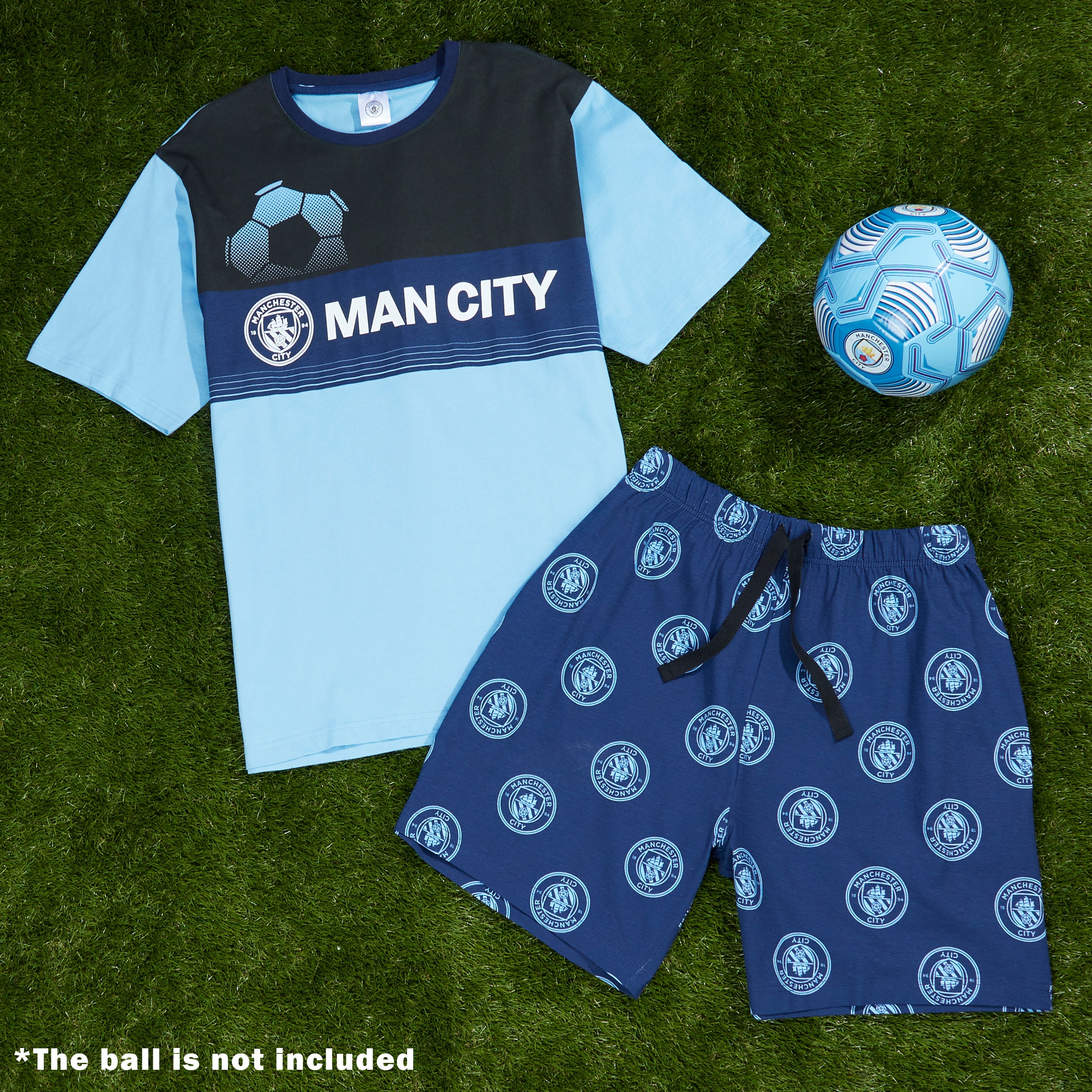 manchester-city-pyjama-homme-coton-t-shirt-short image 2
