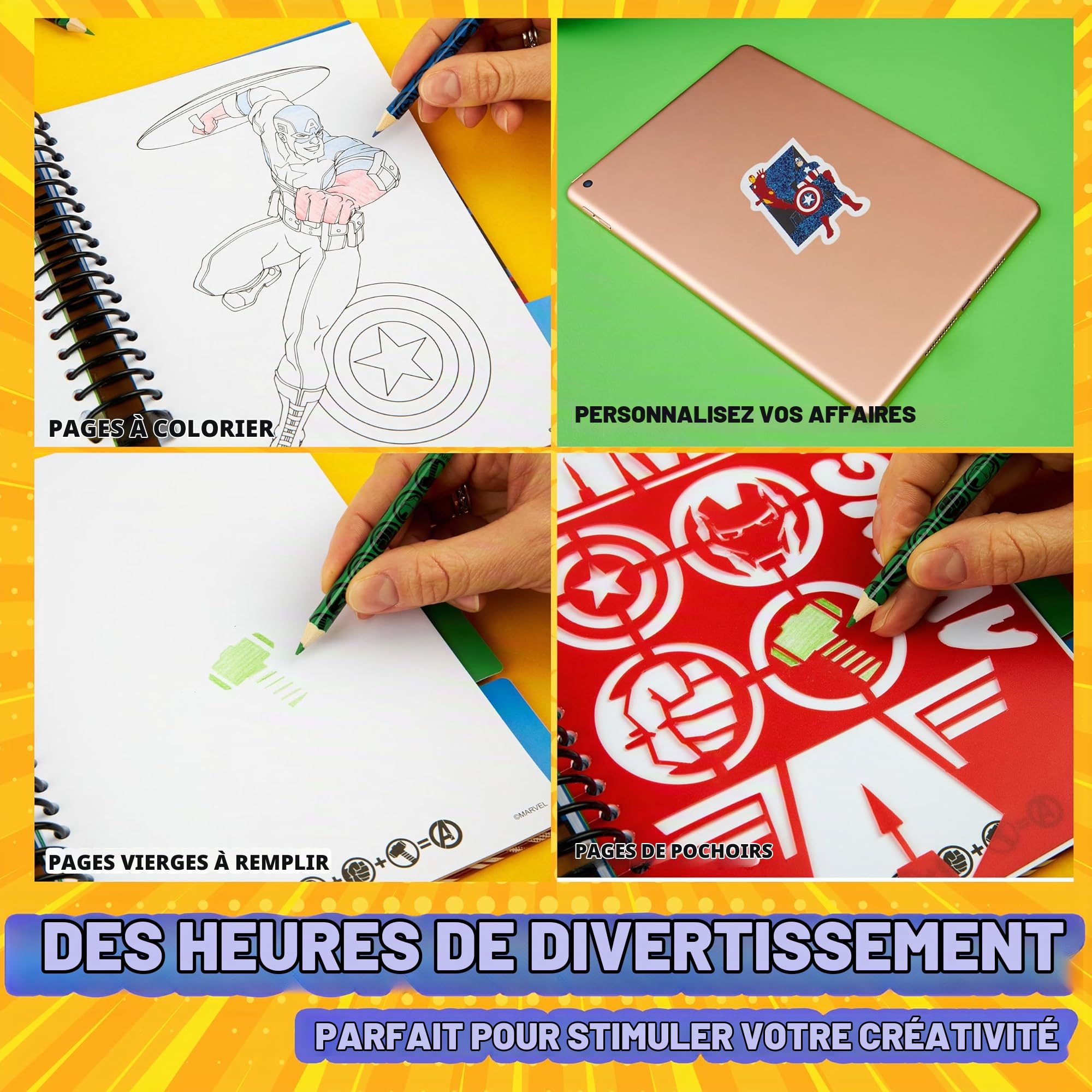 marvel-multi-avengers-livre-stickers-1000-coloriage-enfant image 5
