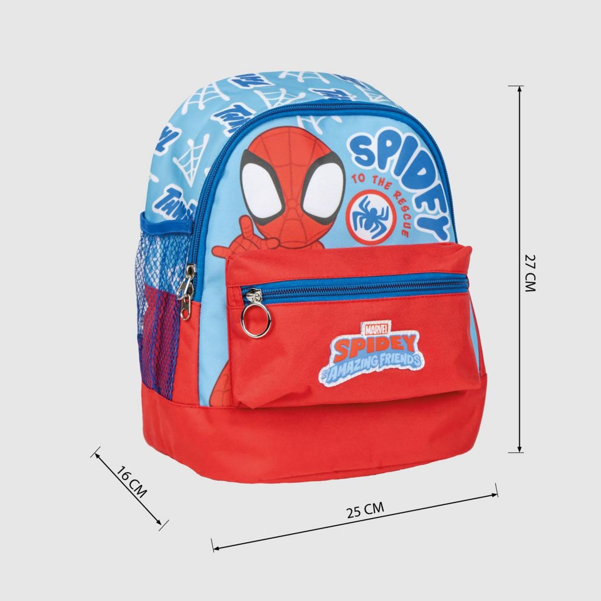 marvel-spidey-sac-dos-enfant-bleu-rouge-polyester image 4