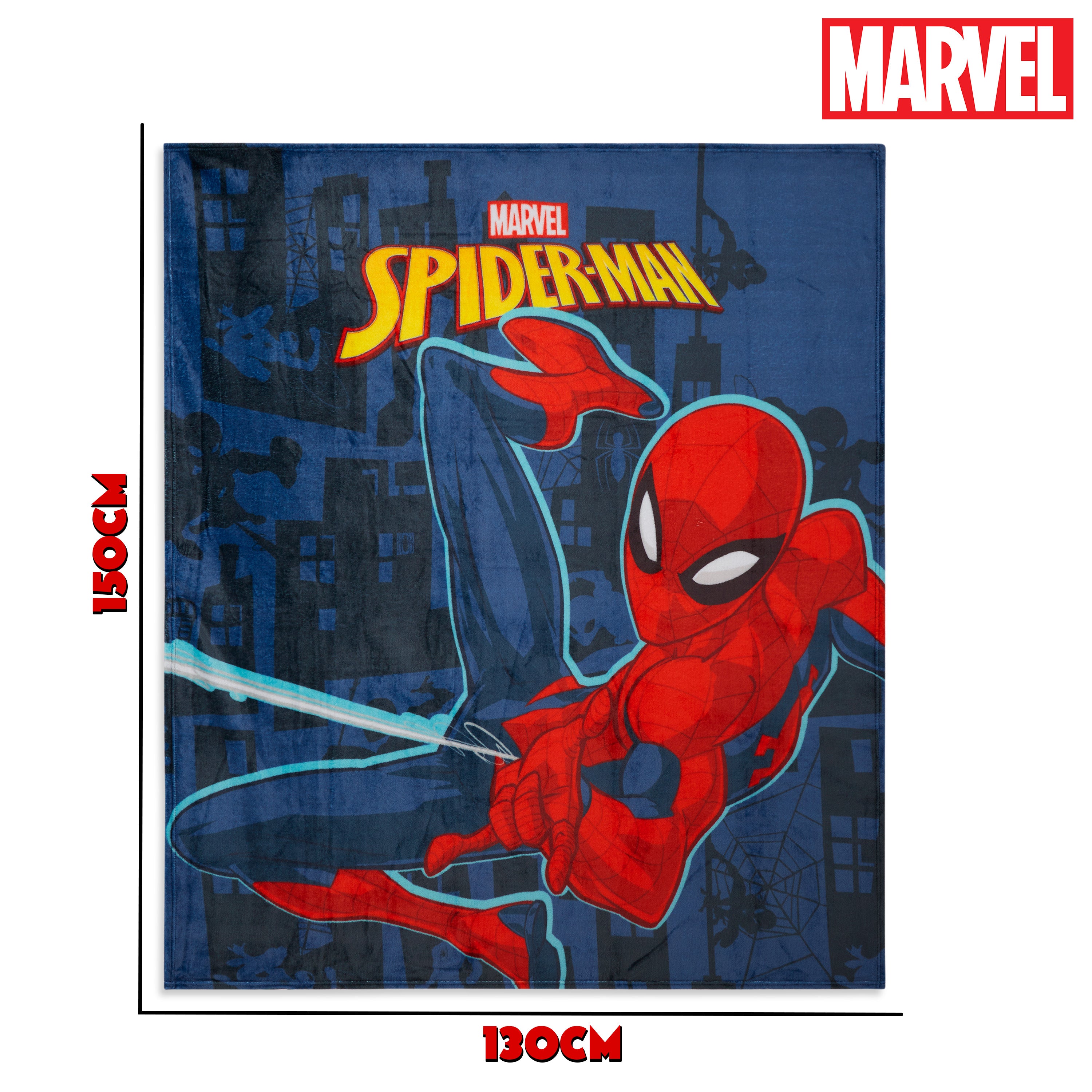 marvel-spiderman-plaid-polaire-bleu-150x130-doux image 5