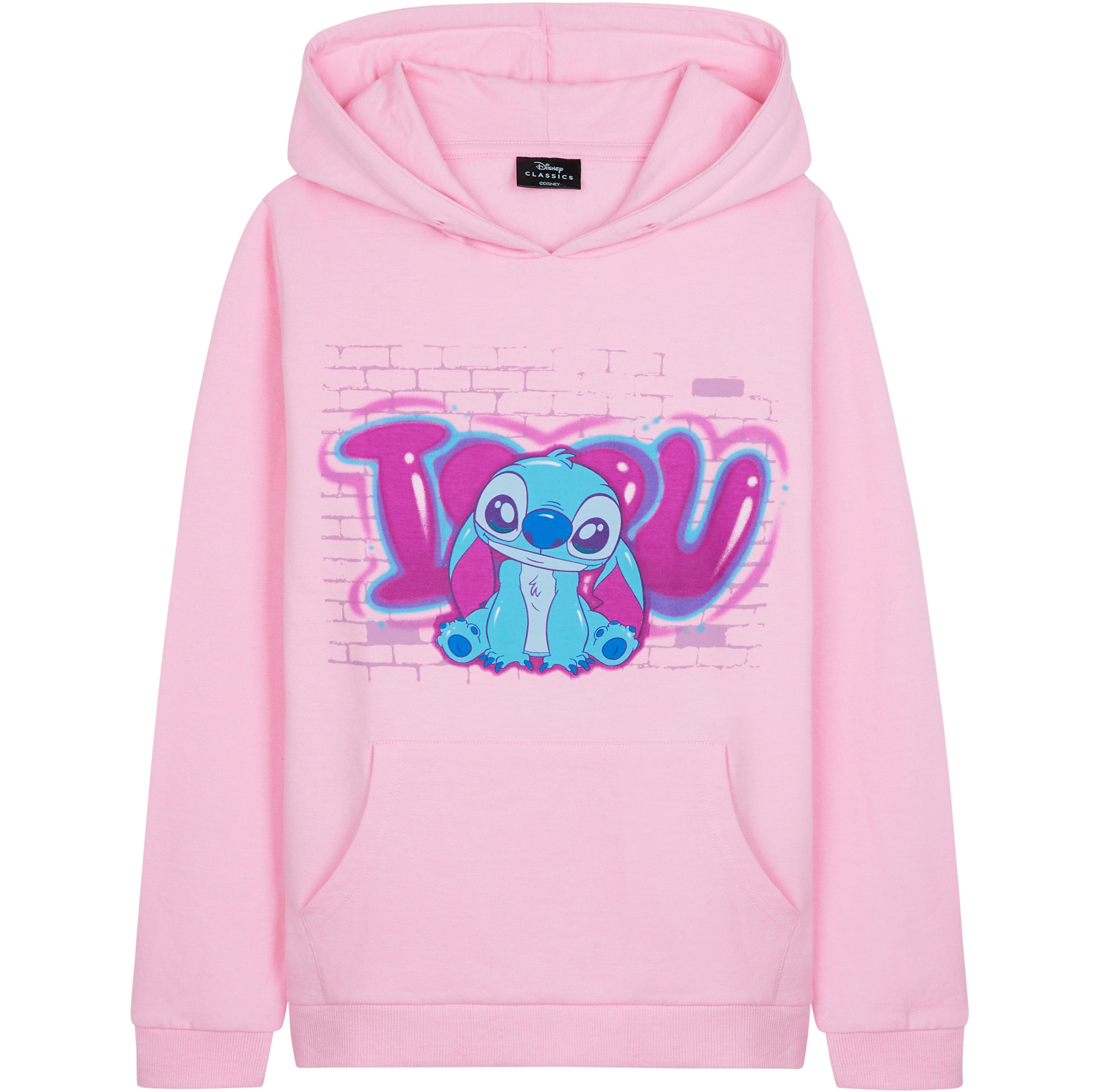 disney-stitch-sweat-capuche-fille-chaud-doux-11-12-ans image 1
