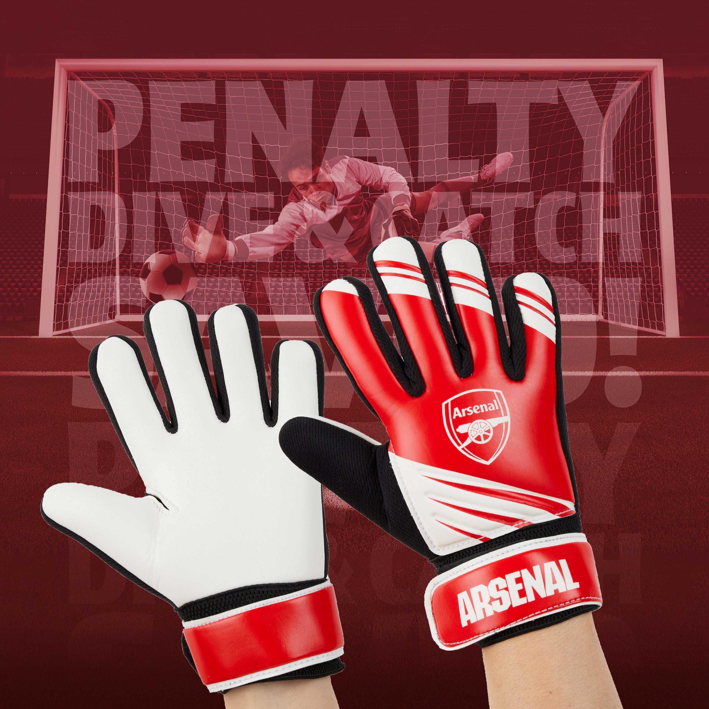 arsenal-gants-gardien-enfant-taille-5-paumes-matelass-es image 3