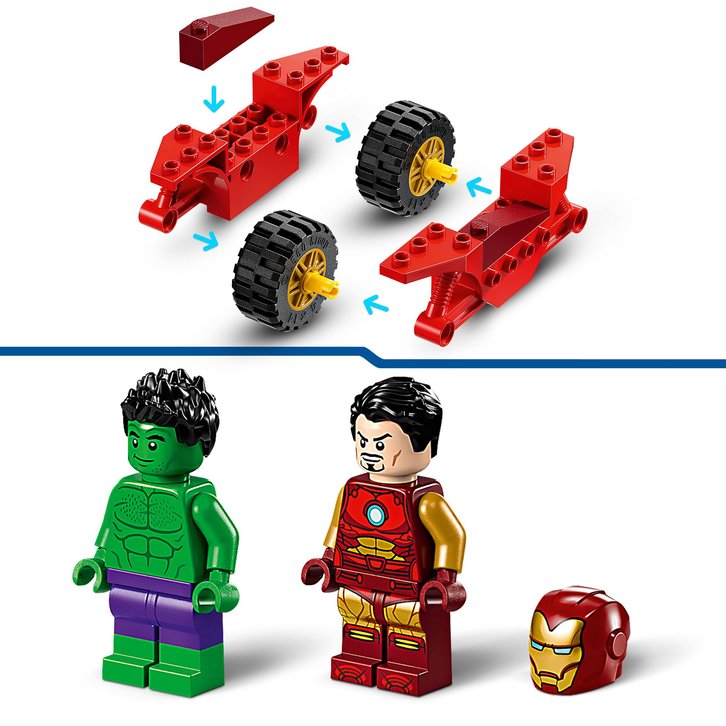 lego-marvel-76287-iron-man-moto-et-hulk-4-ans-68-pi-ces image 4