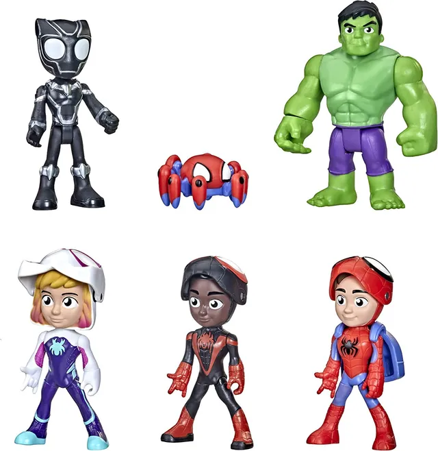 spidey-amazing-friends-multipack-figurines-hero-pack-6 image 1