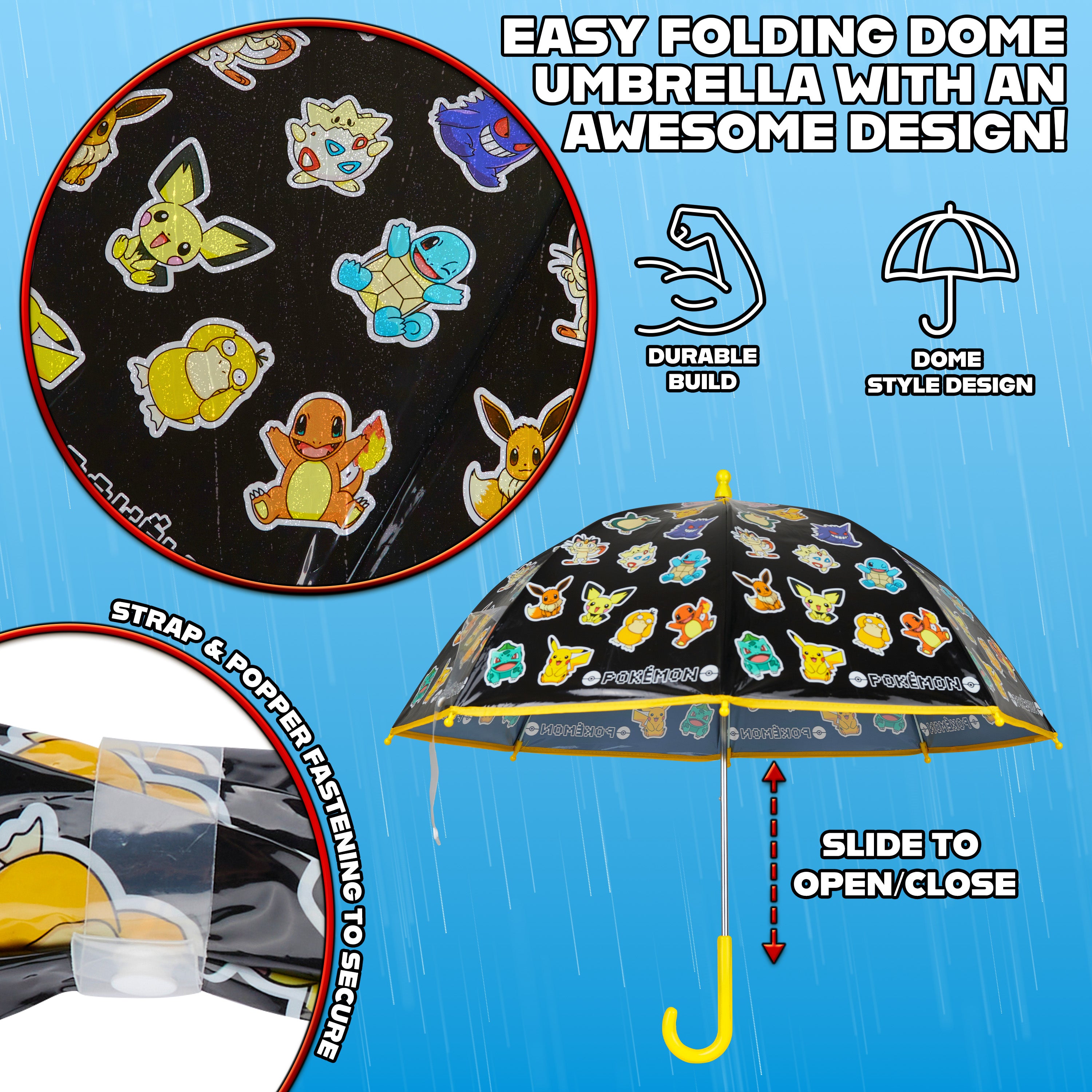 get-trend-pok-mon-parapluie-enfant-cloche-pikachu-l-ger image 5