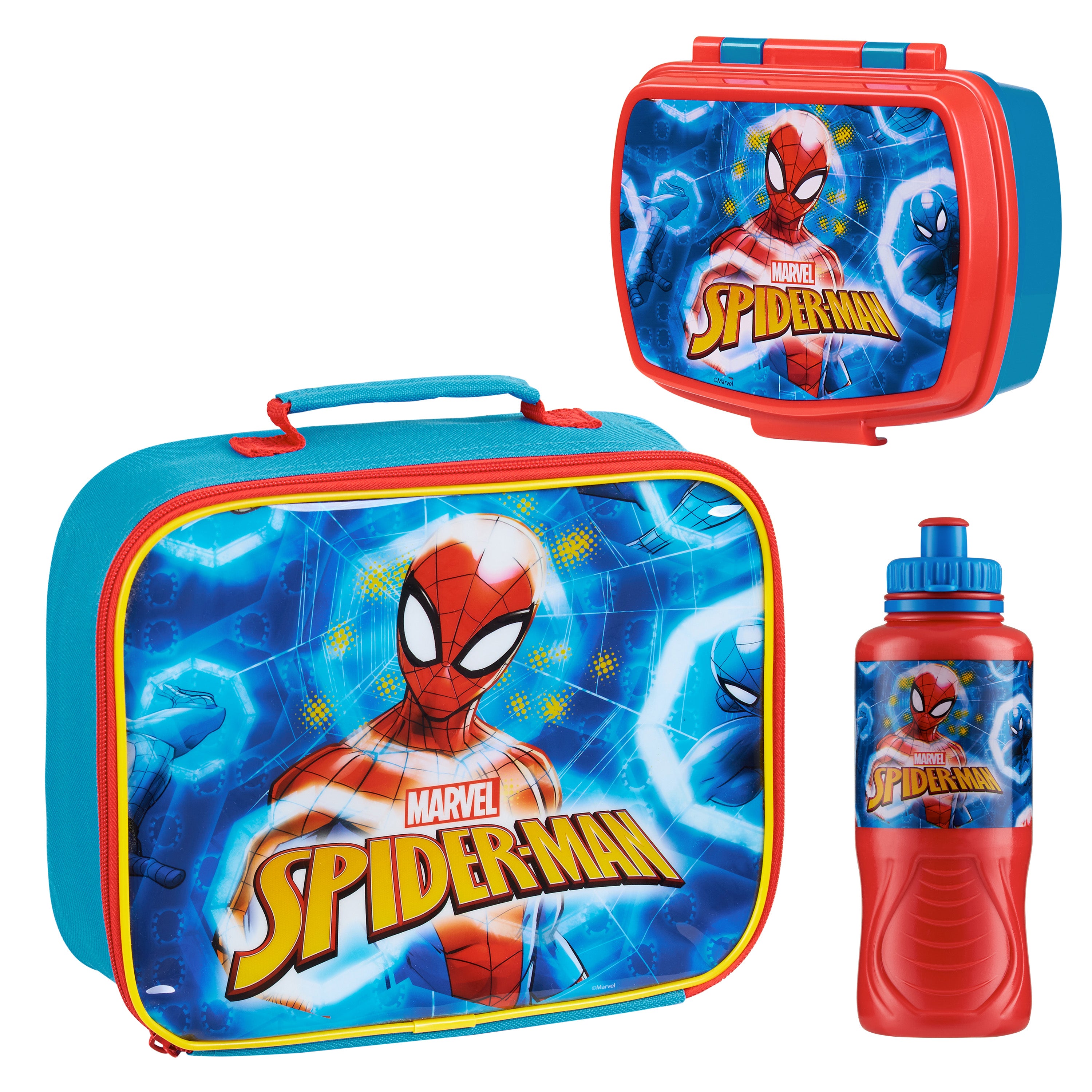 marvel-avengers-lunch-box-enfant-spiderman-3-pi-ces-isotherme image 1