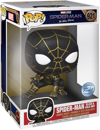 funko-pop-spider-man-black-gold-jumbo-figurine-25-cm image 5
