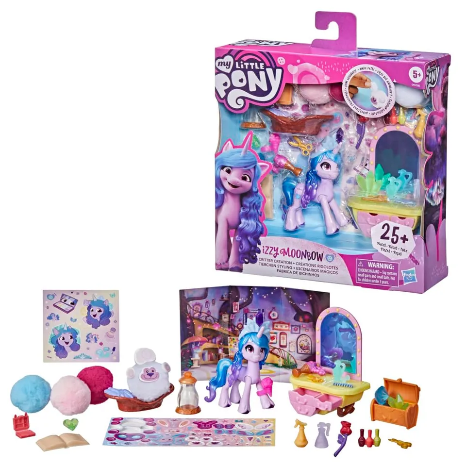 my-little-pony-sparkling-scenes-izzy-figurine-f2935-new-generation image 1