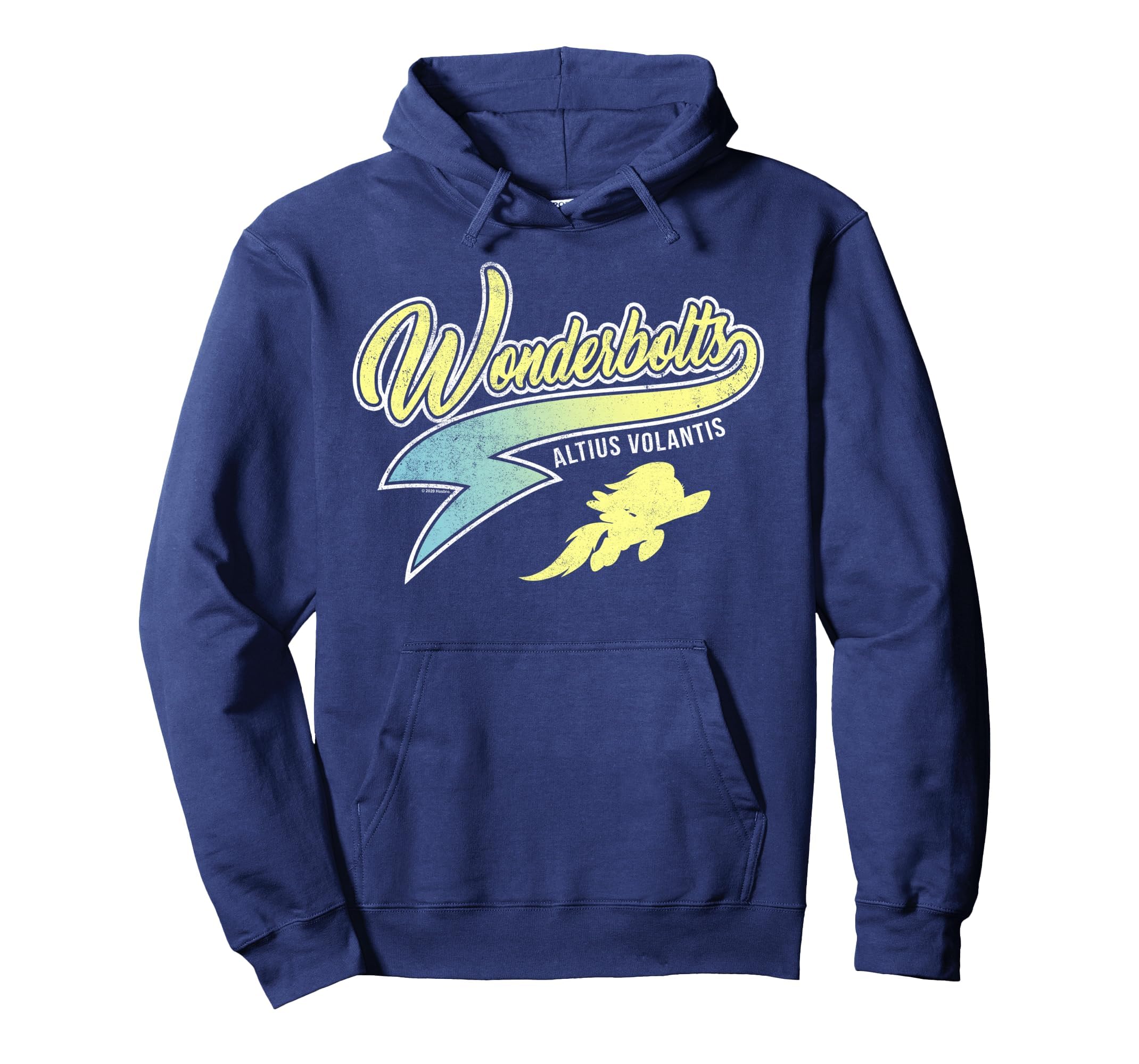 my-little-pony-wonderbolts-logo-sweat-capuche-noir image 5